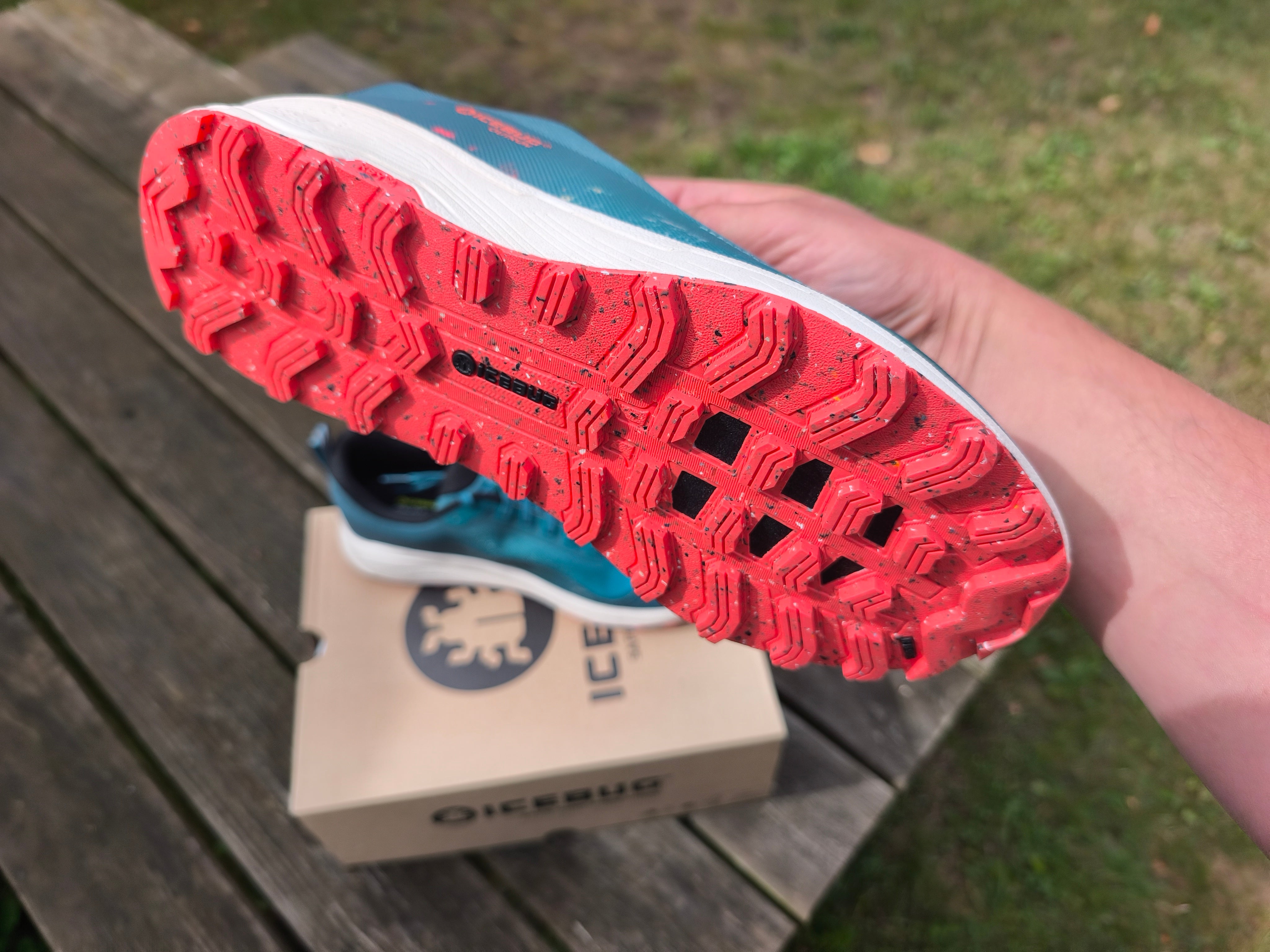 Icebug Outrun RB9X dame, G93002-0A, Farve: Teal/Mango