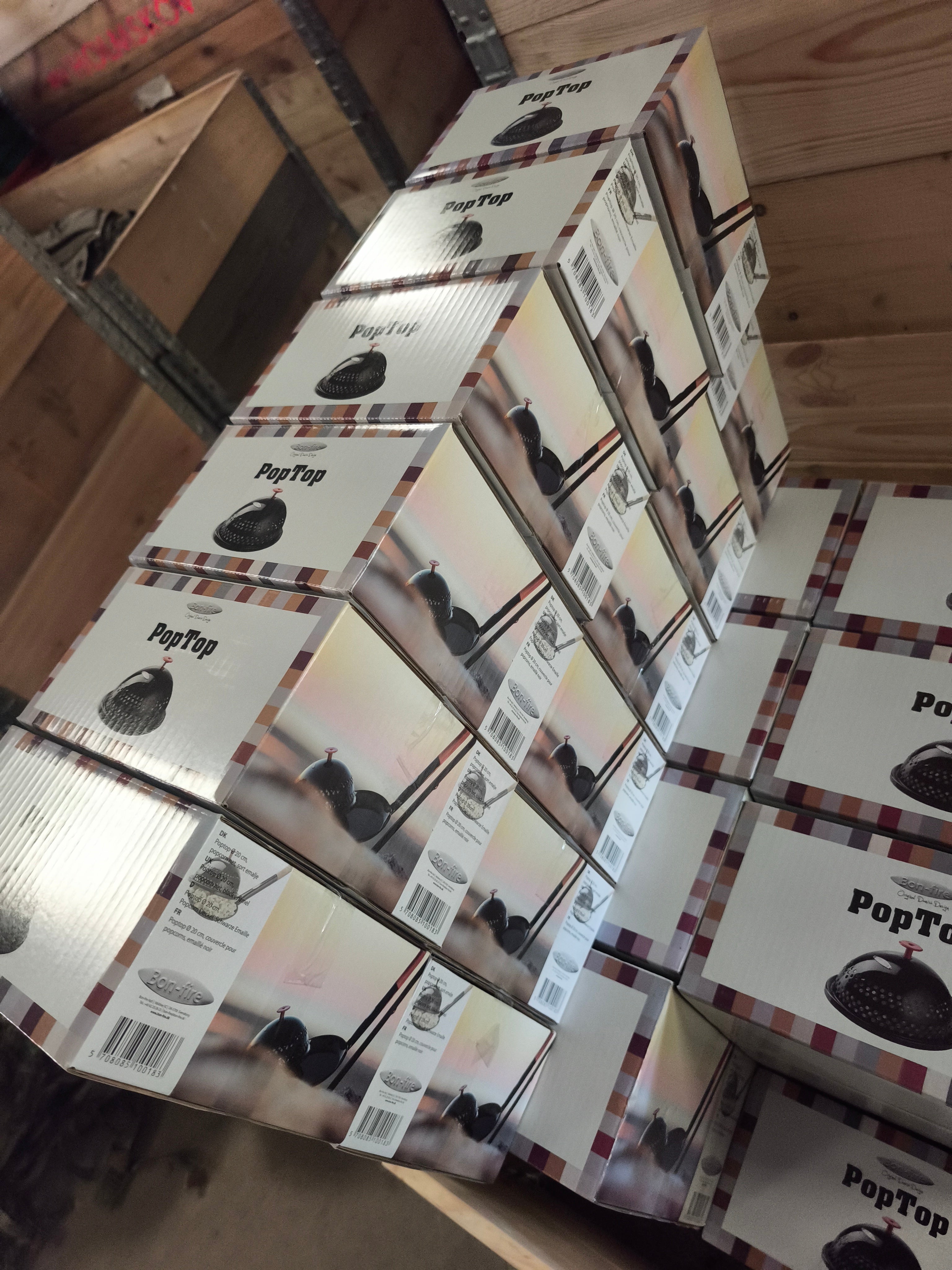 Poptops låg til at lave popcorn på pande eller gryde