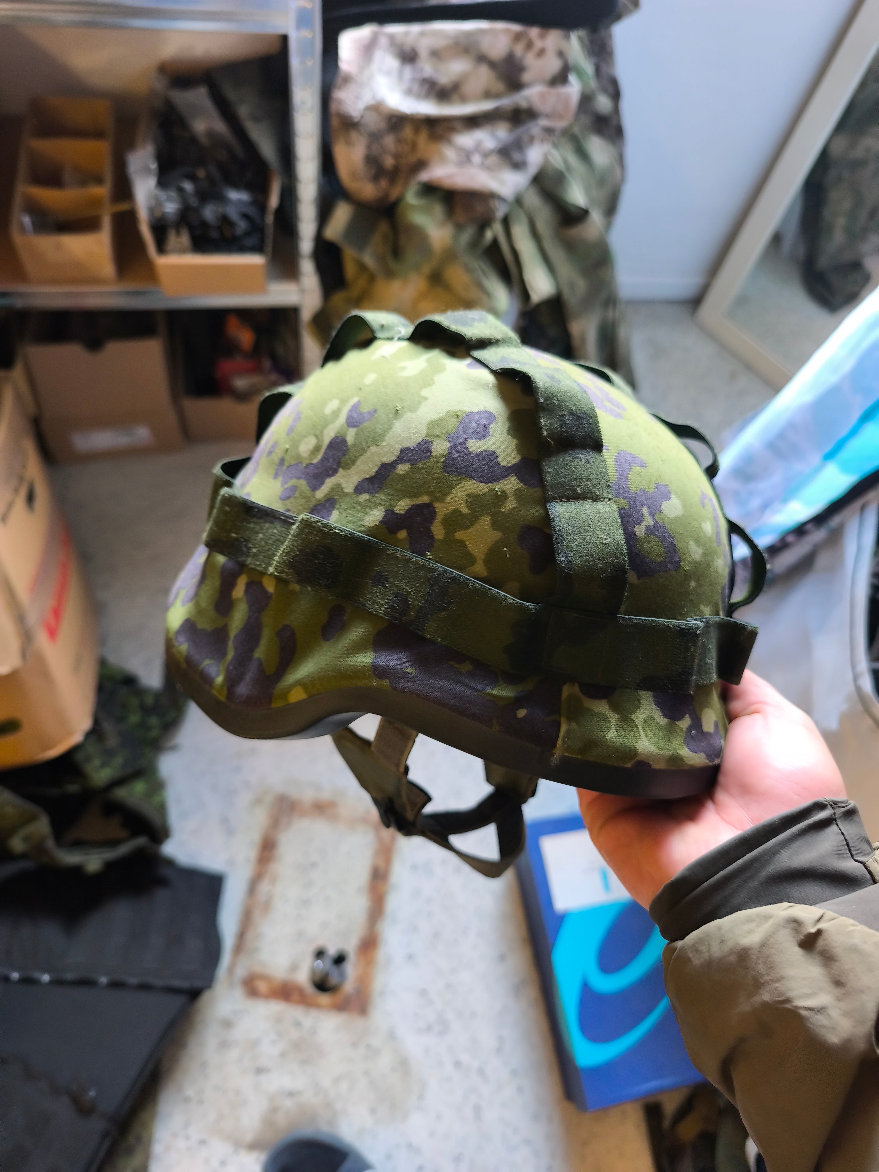 Dansk m96 kevlar hjelm str small