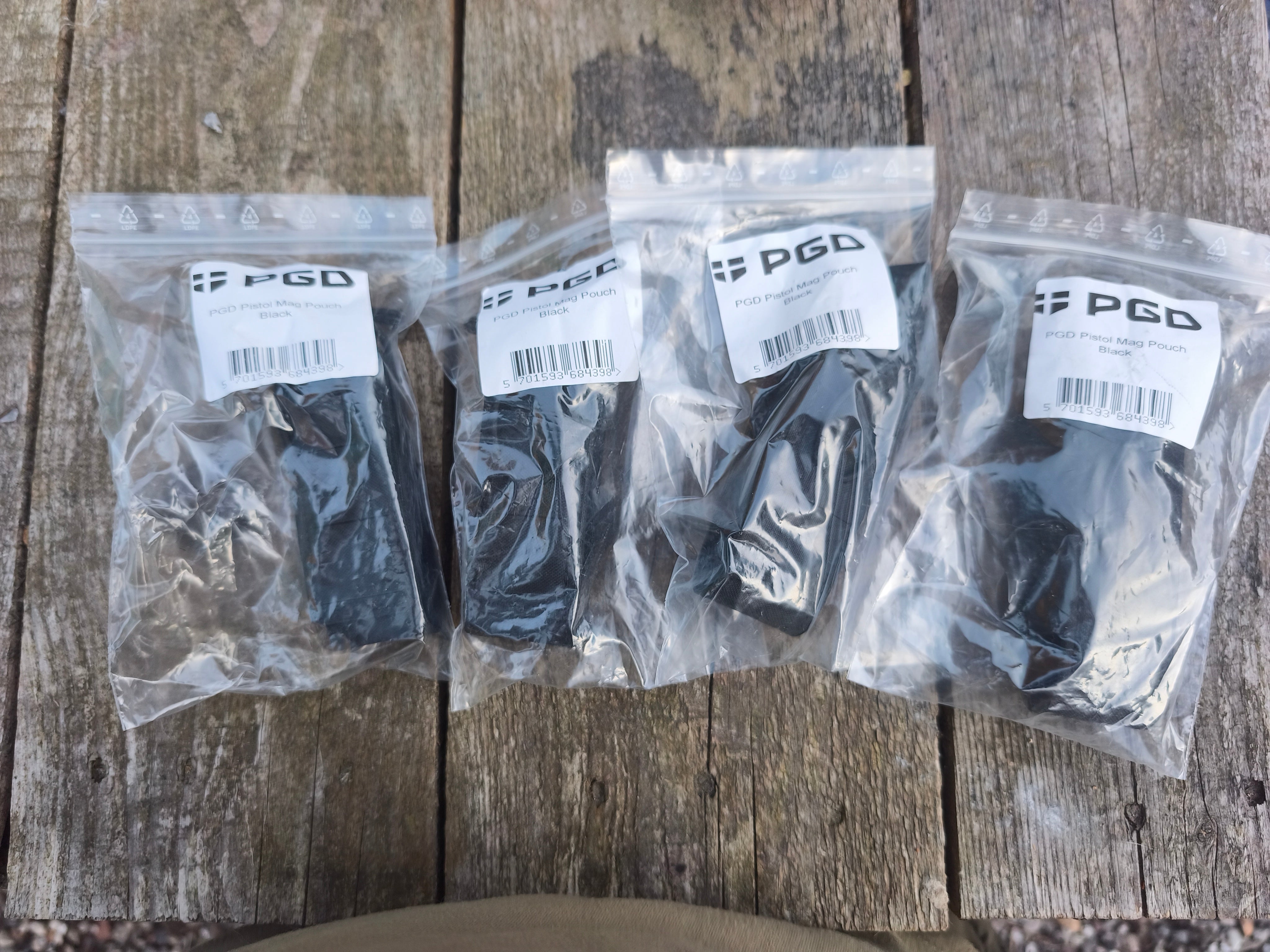 PGD fast lomme til pistolmagasin eller multitool/foldekniv. Sort