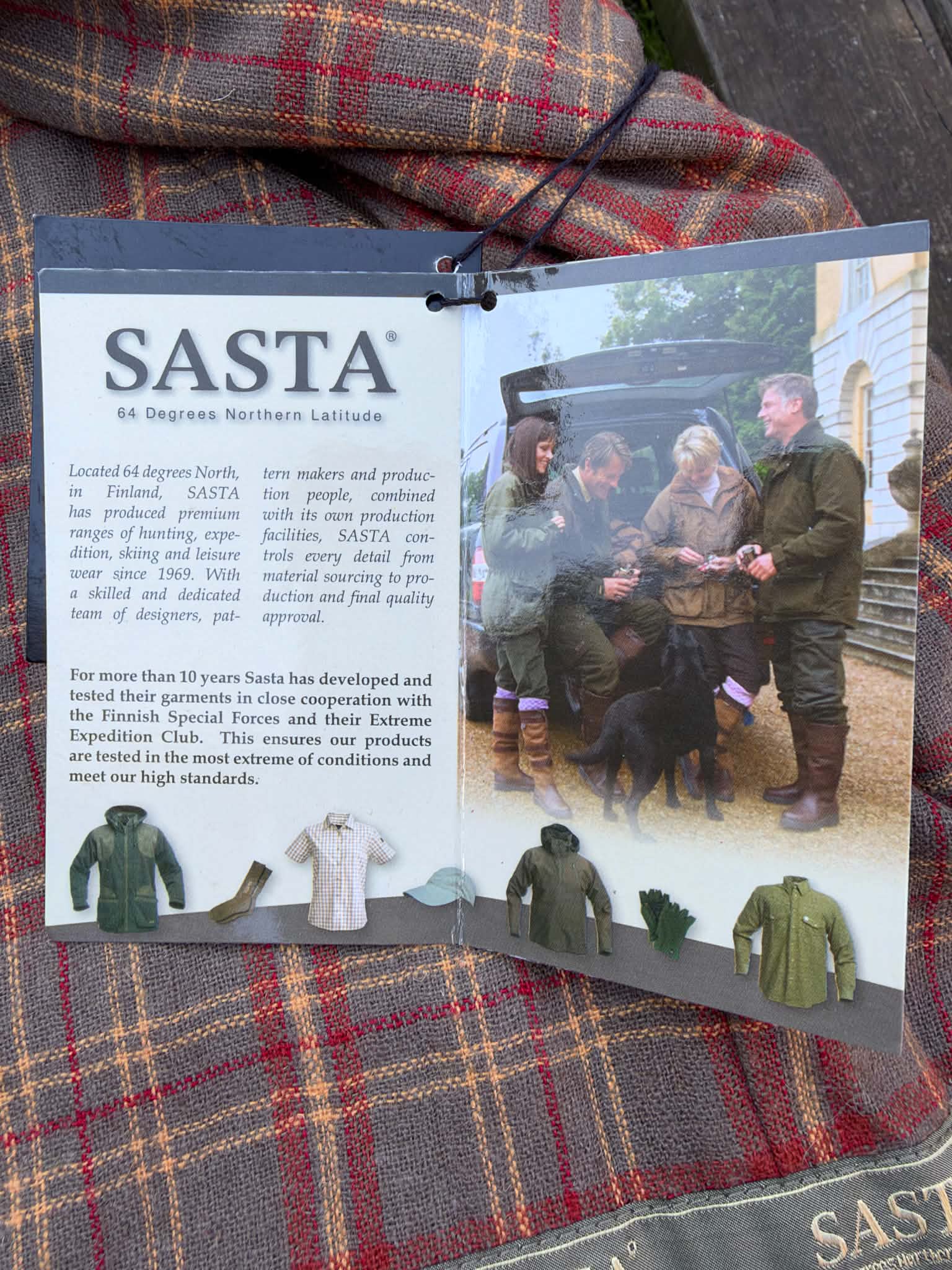 Jagt/Fritids-veste fra det finske firma Sasta