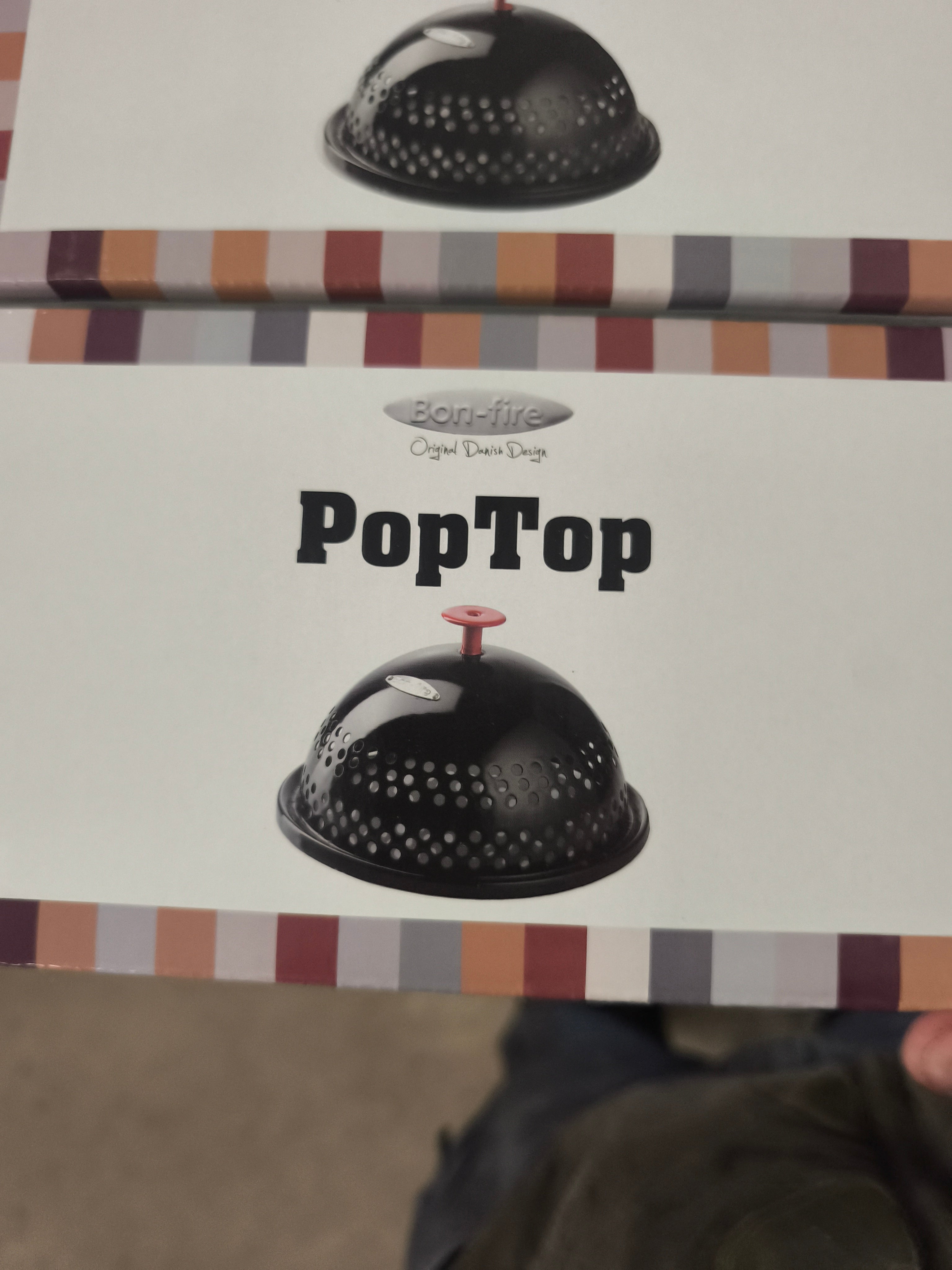 Poptops låg til at lave popcorn på pande eller gryde