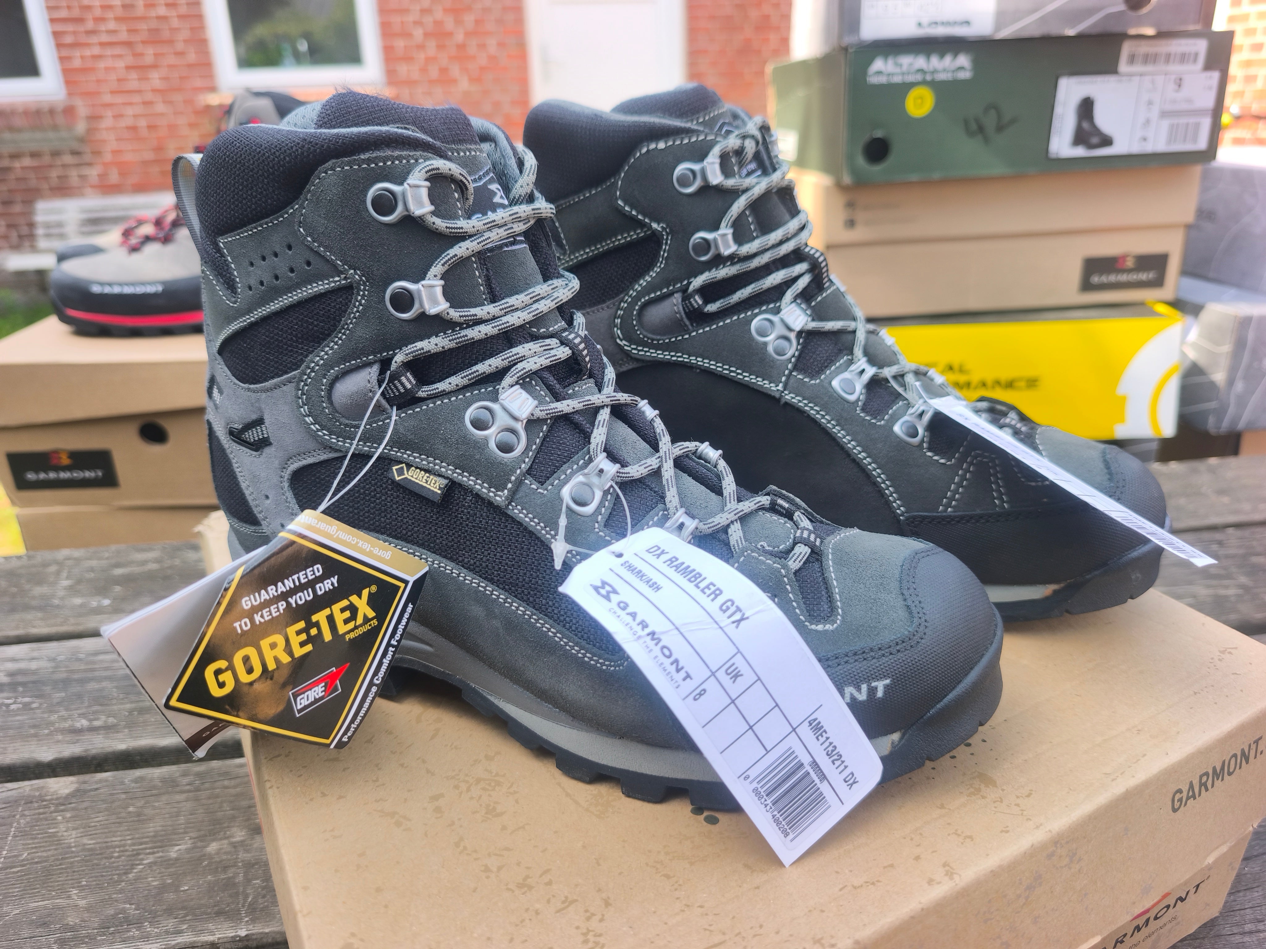 Garmont Rambler Goretex, størrelse 42, farve Shark/Ash