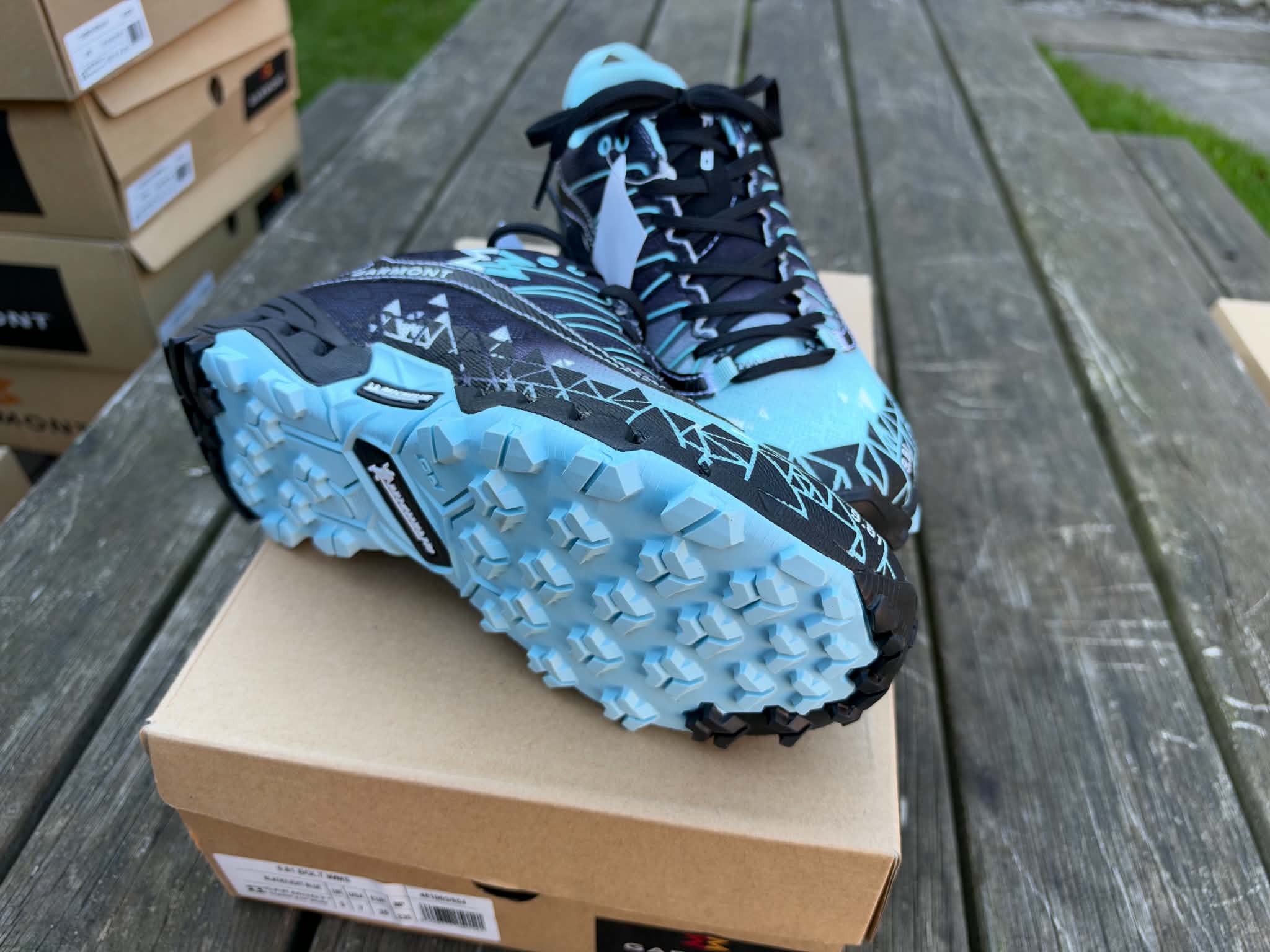 Garmont Bolt Wms, black/light blue, størrelse 38, nye