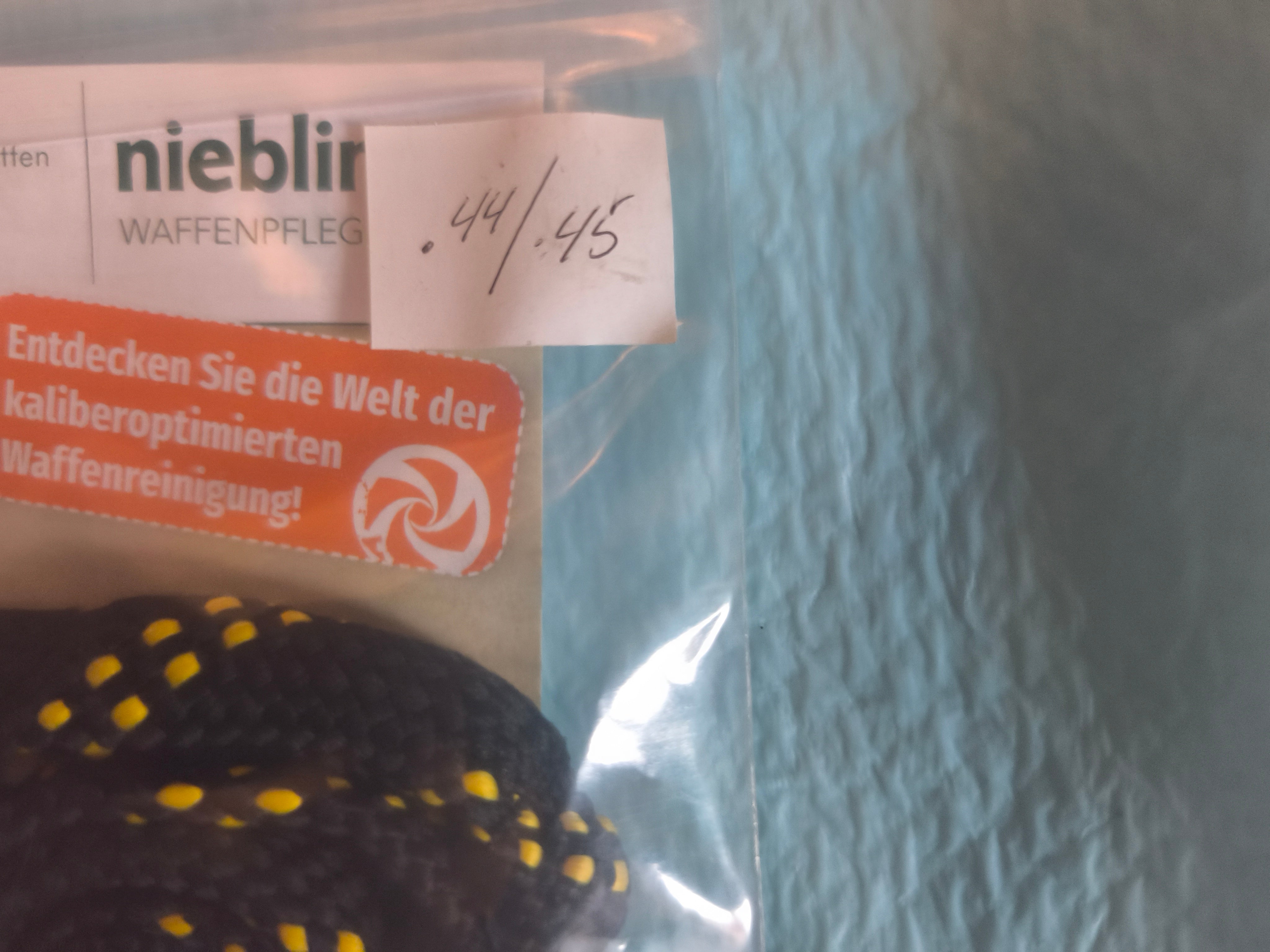 Niebling Boresnake til rens af løb på rifler og andre våben