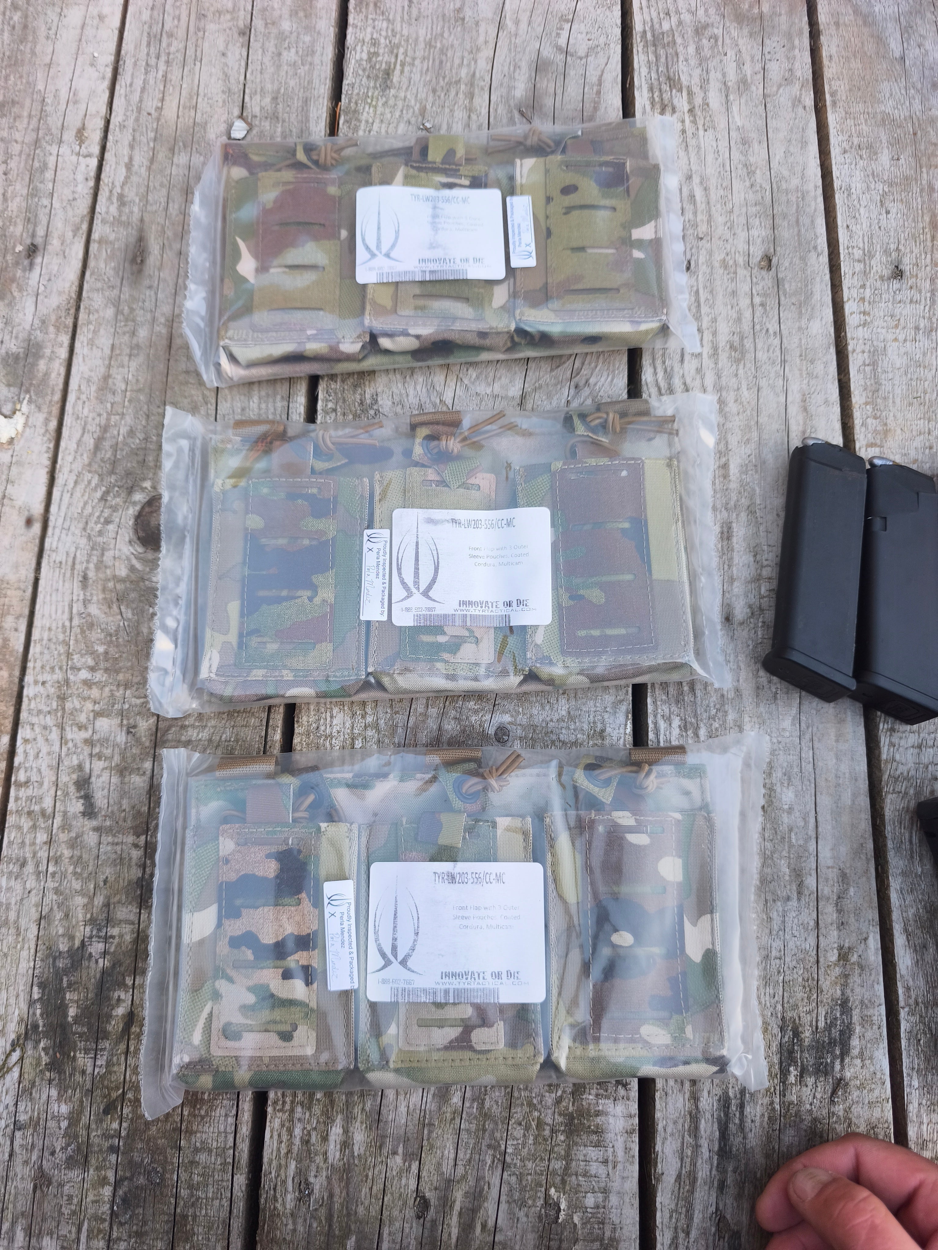 Tyr Tactical, frontflap til Pico og andre veste