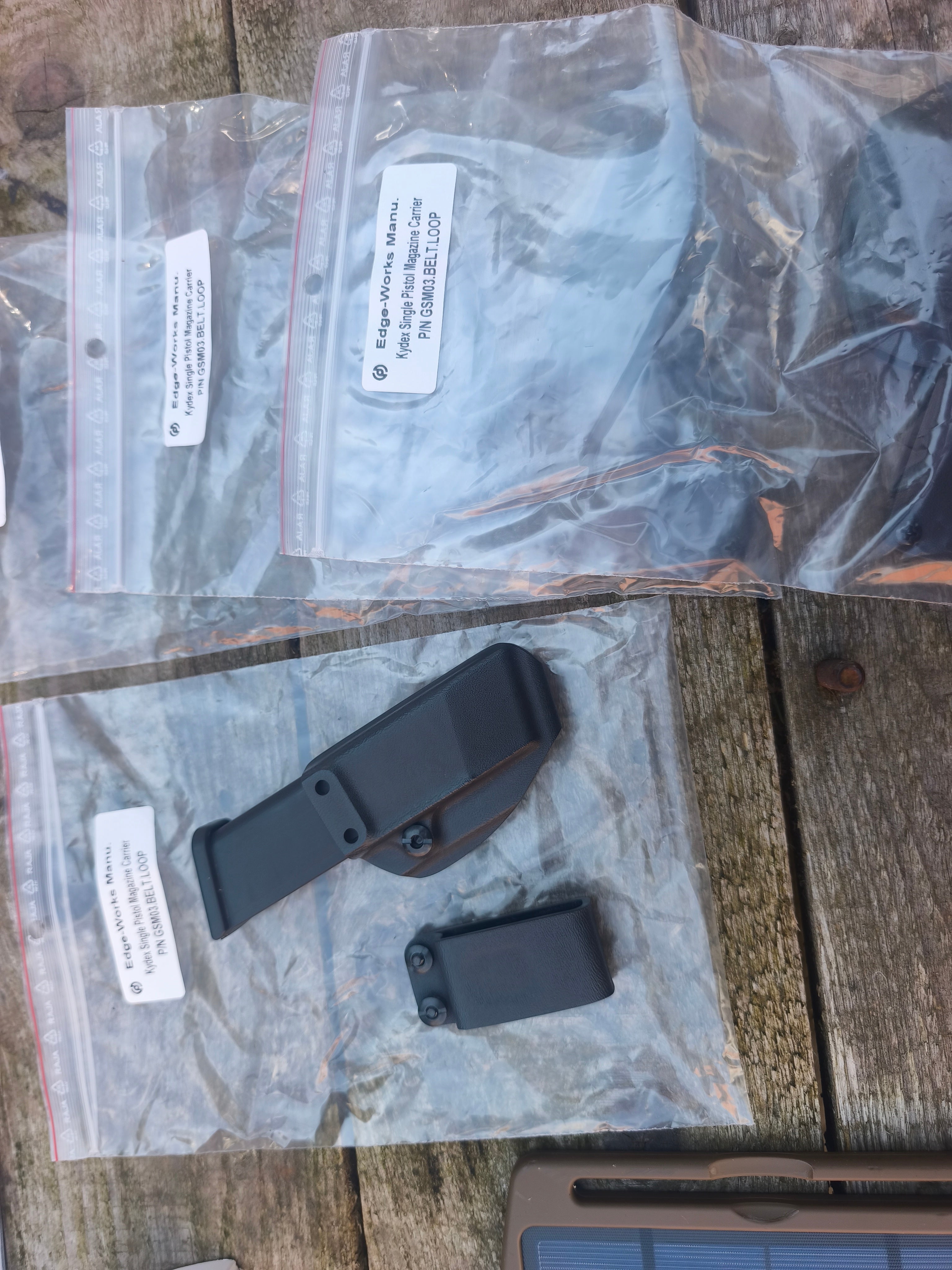 Edge-Works magasinlommer til doublestack 9mm pistol magasiner