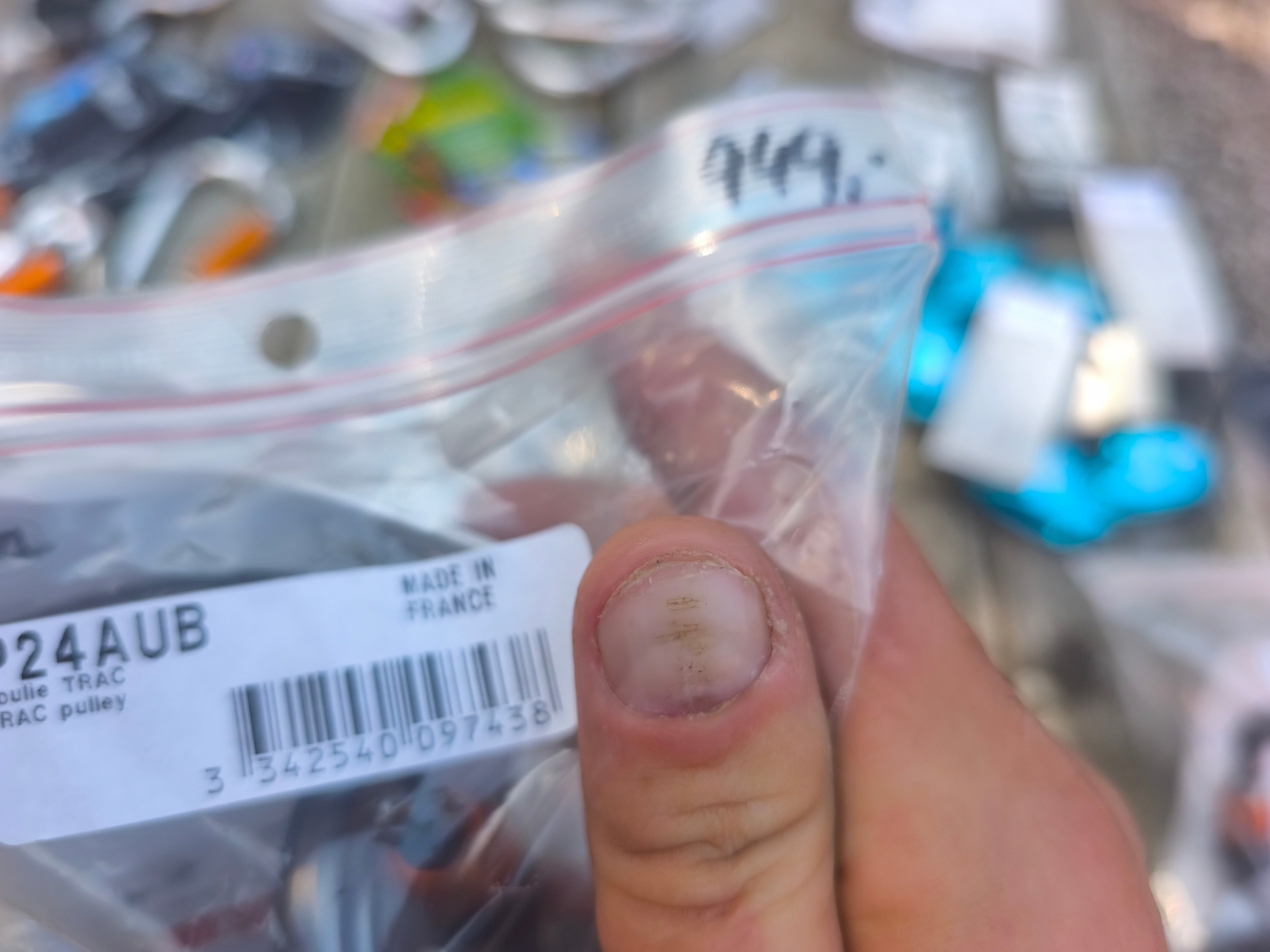 Petzl P24AUB track pulley til at lave rebbaner med. Nye