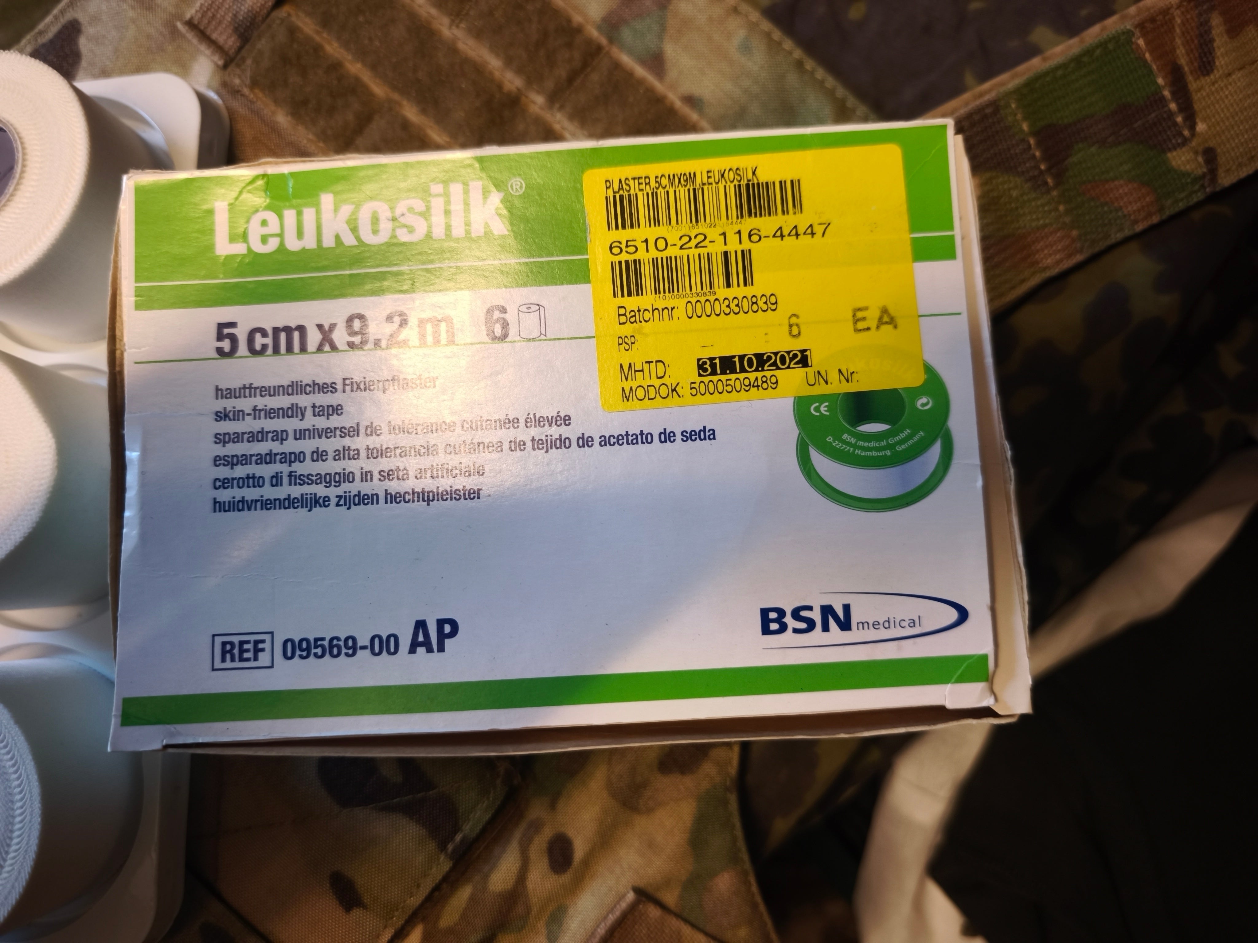 Leukosilk medicinsk tape 5cmx920 cm