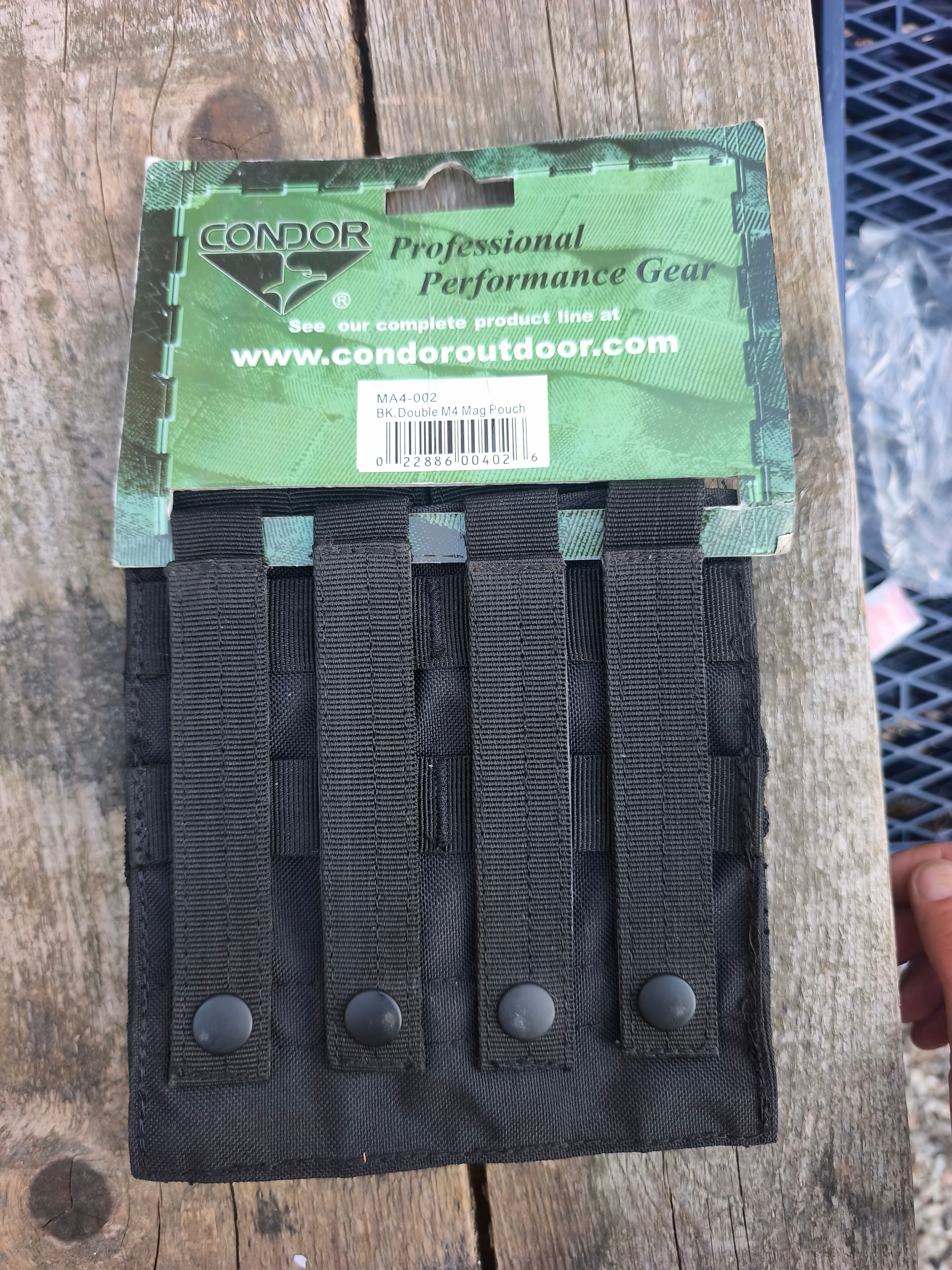 Condor 2x2 (4mags) m4 lomme, sort, ny