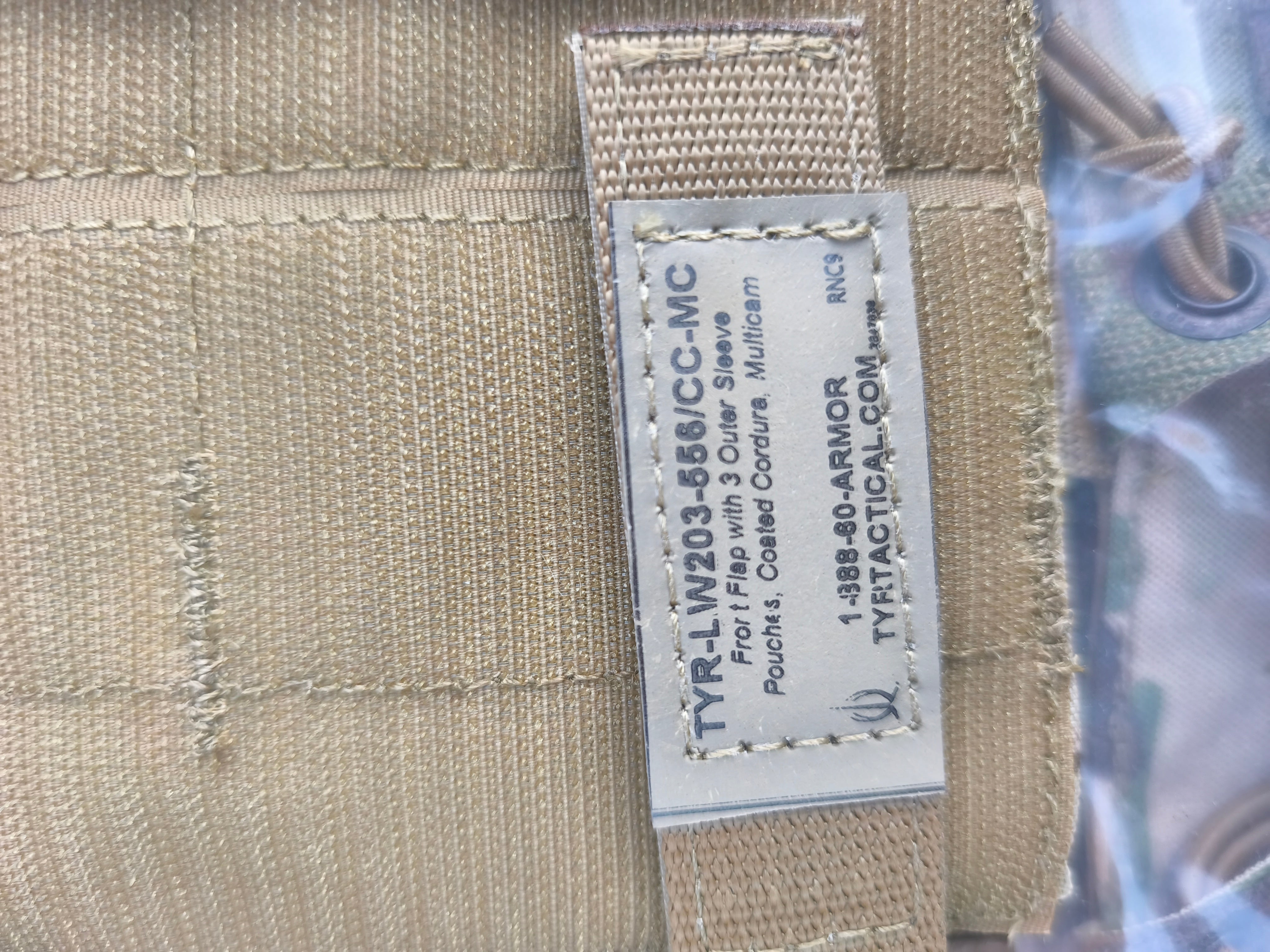 Tyr Tactical, frontflap til Pico og andre veste