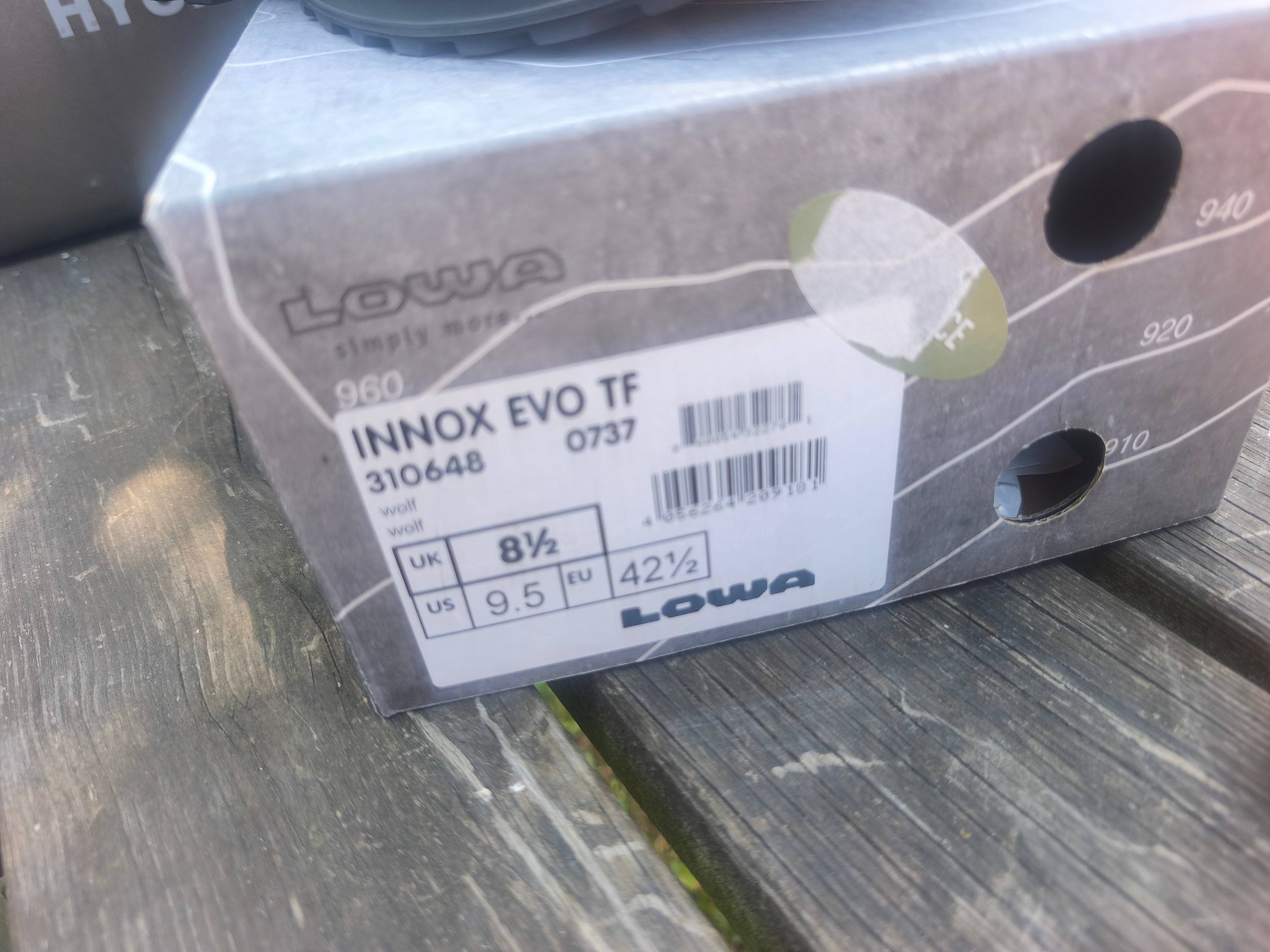 Lowa Innox Evo TF, wolf grey, størrelse 42,5