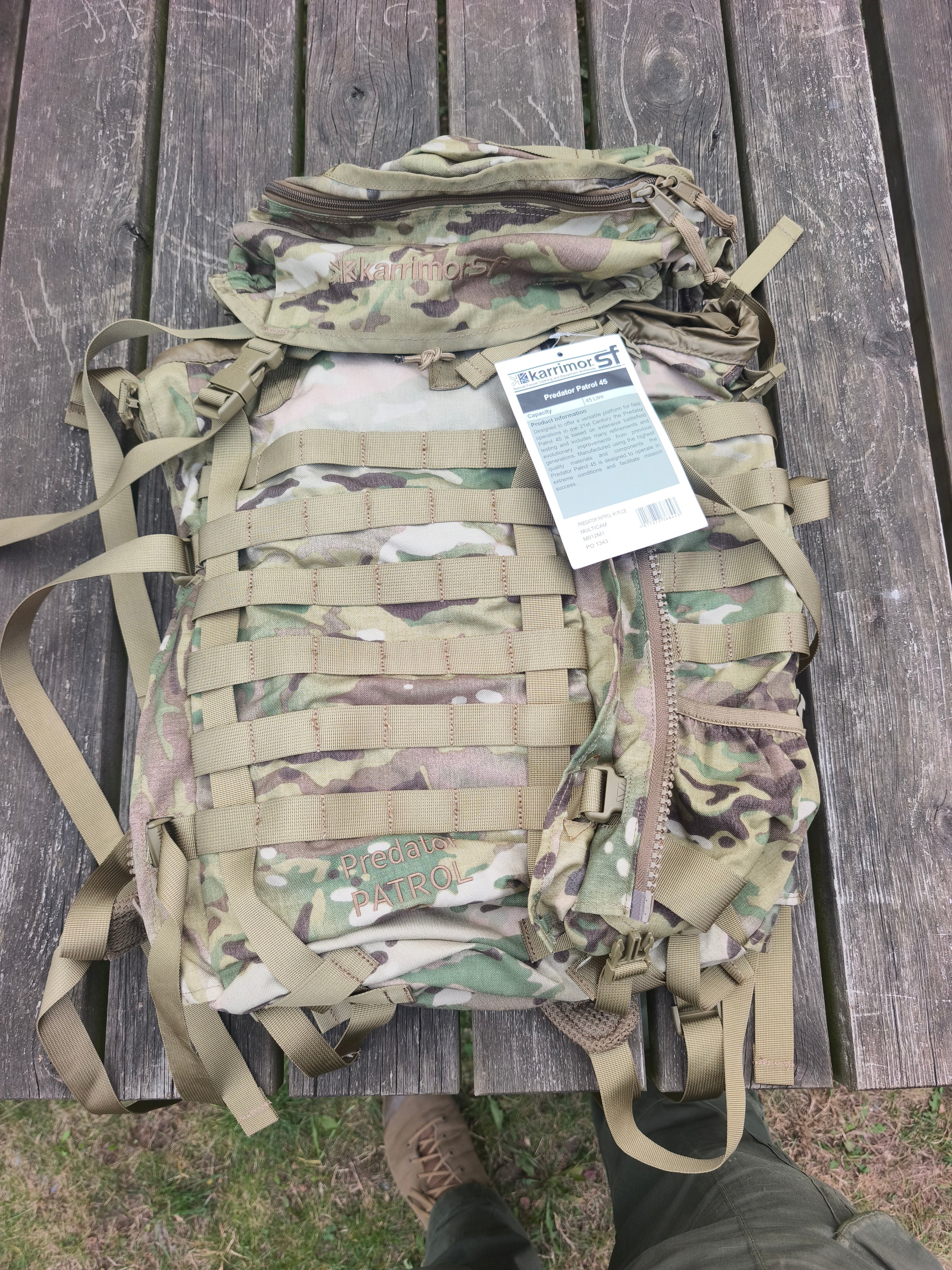 Karrimor SF predator patrol 45, ny, multicam