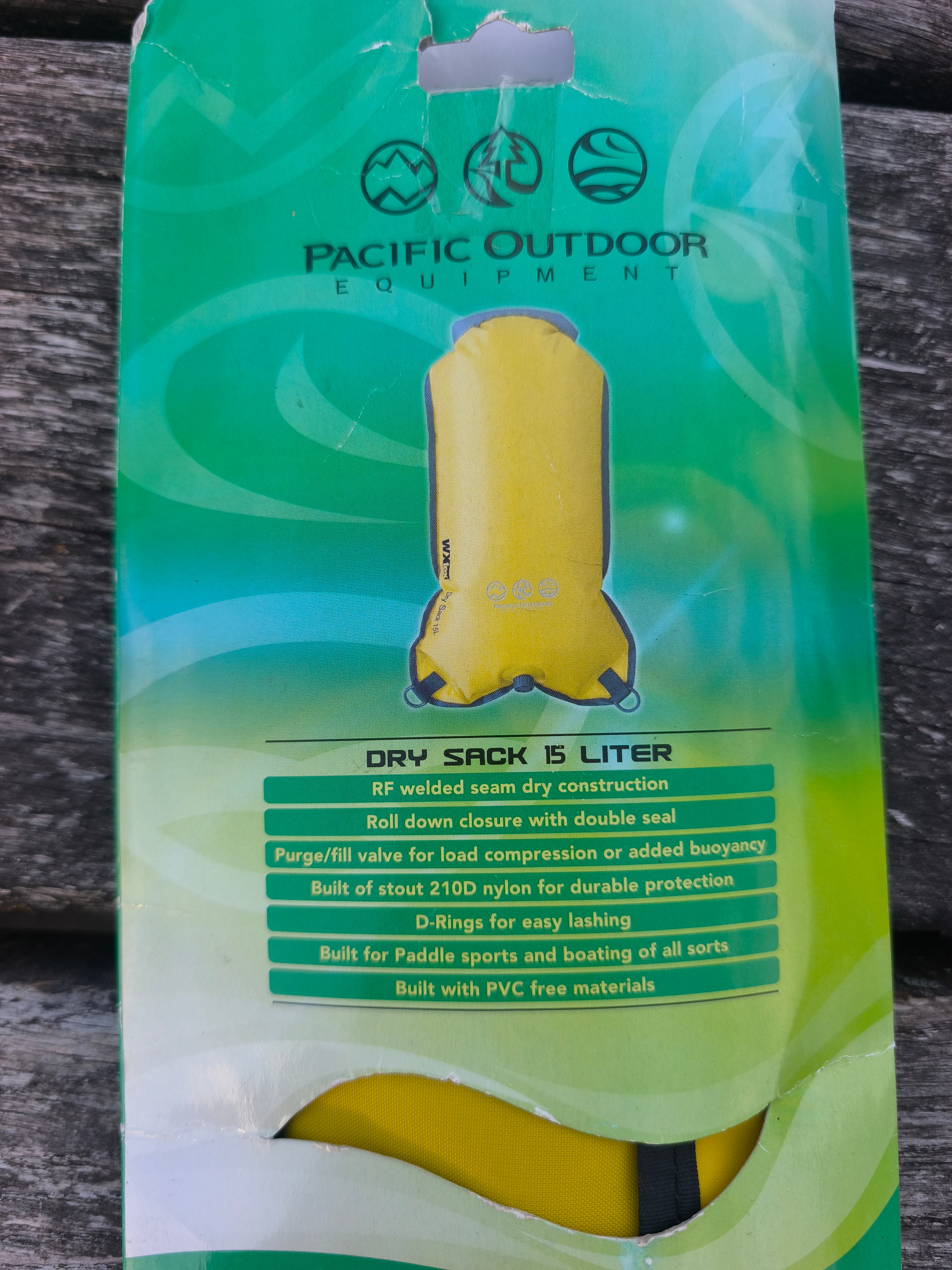 Pacific outdoor drysack, 15liter