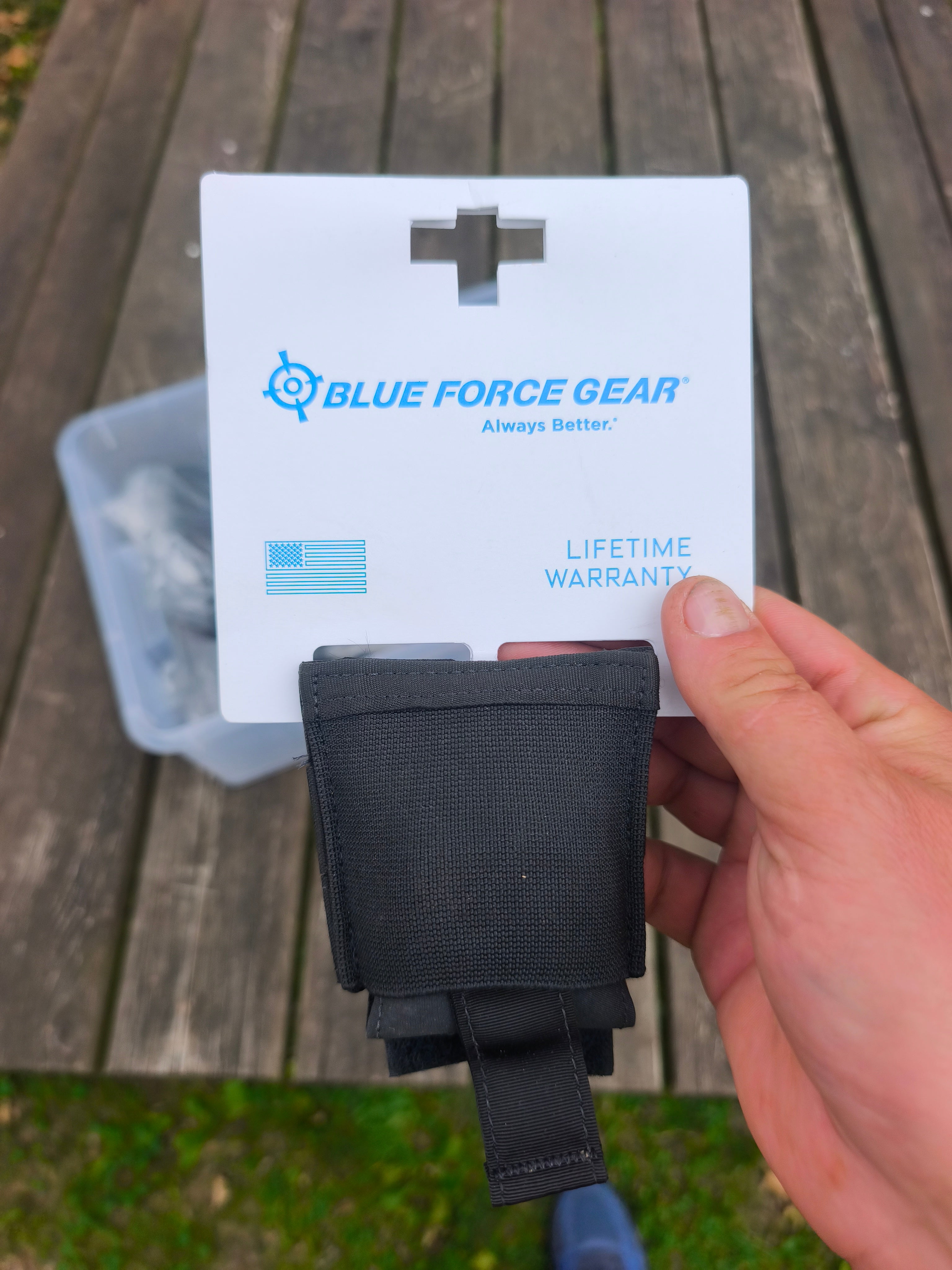 BlueForceGear foldable dumppouch, sort