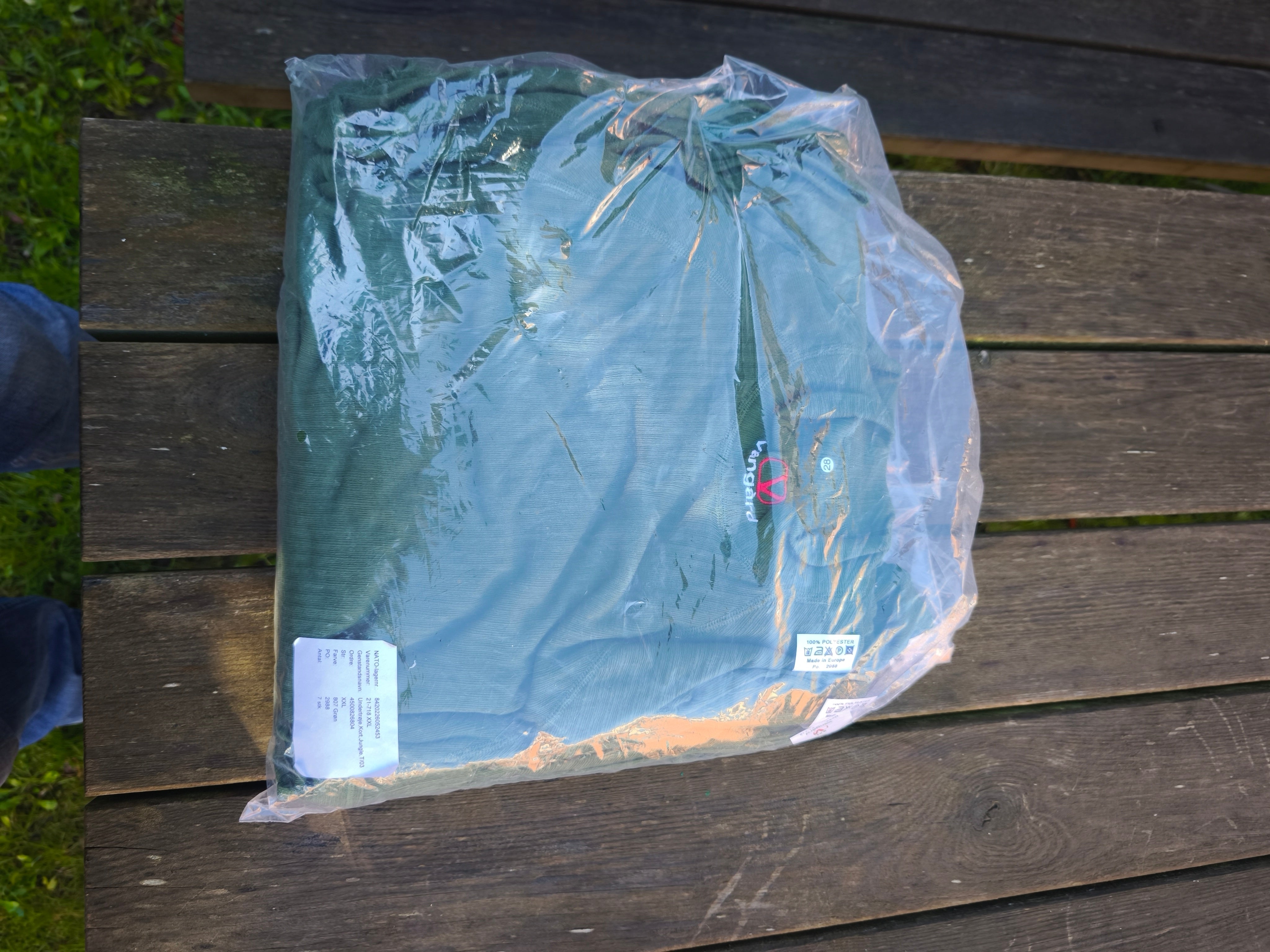Vangård m/03 jungle t-shirt, grøn,  størrelse xxl (små, så nærmere en xl)
