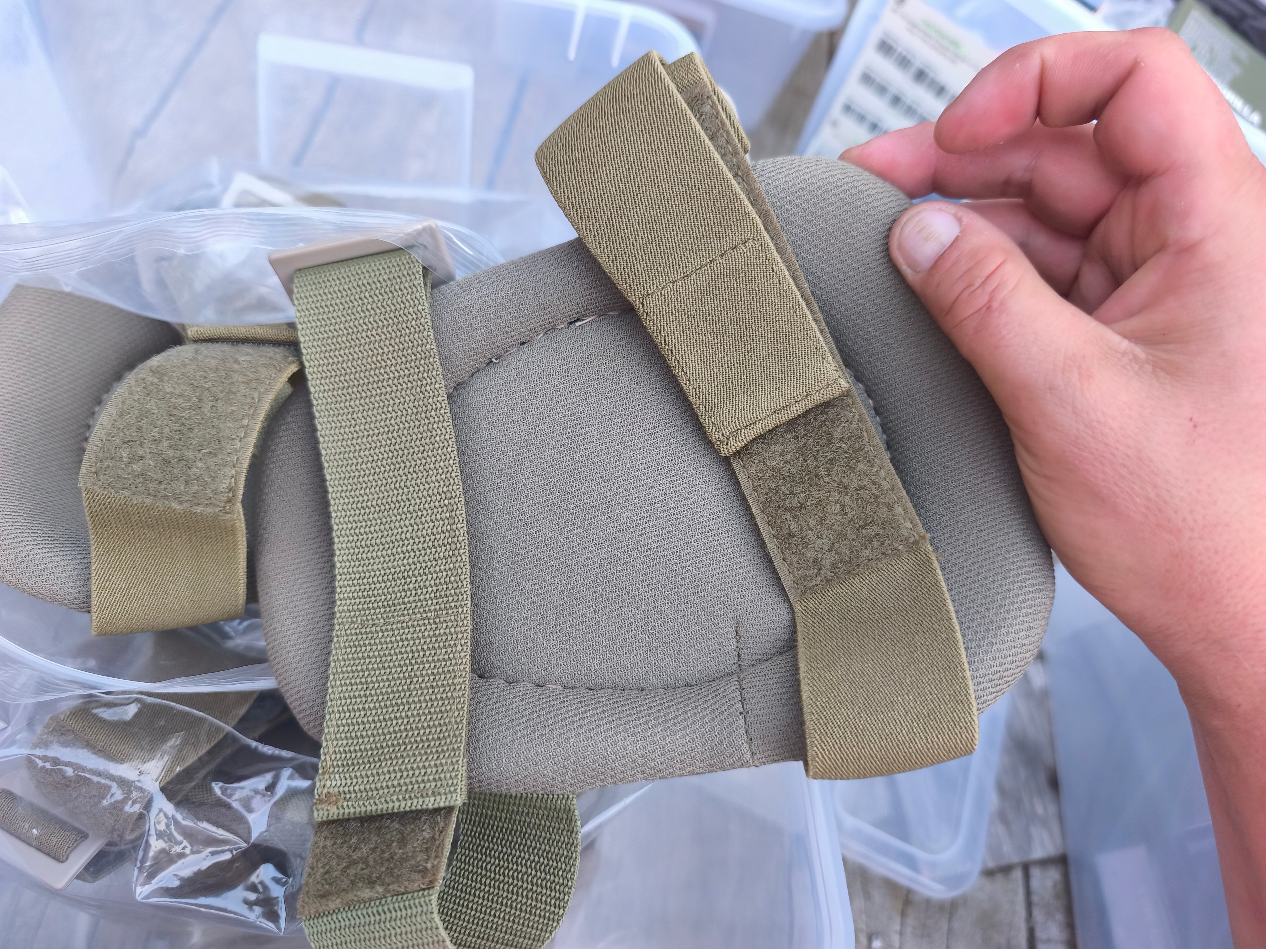 Rooster kneepads, nye, multicam
