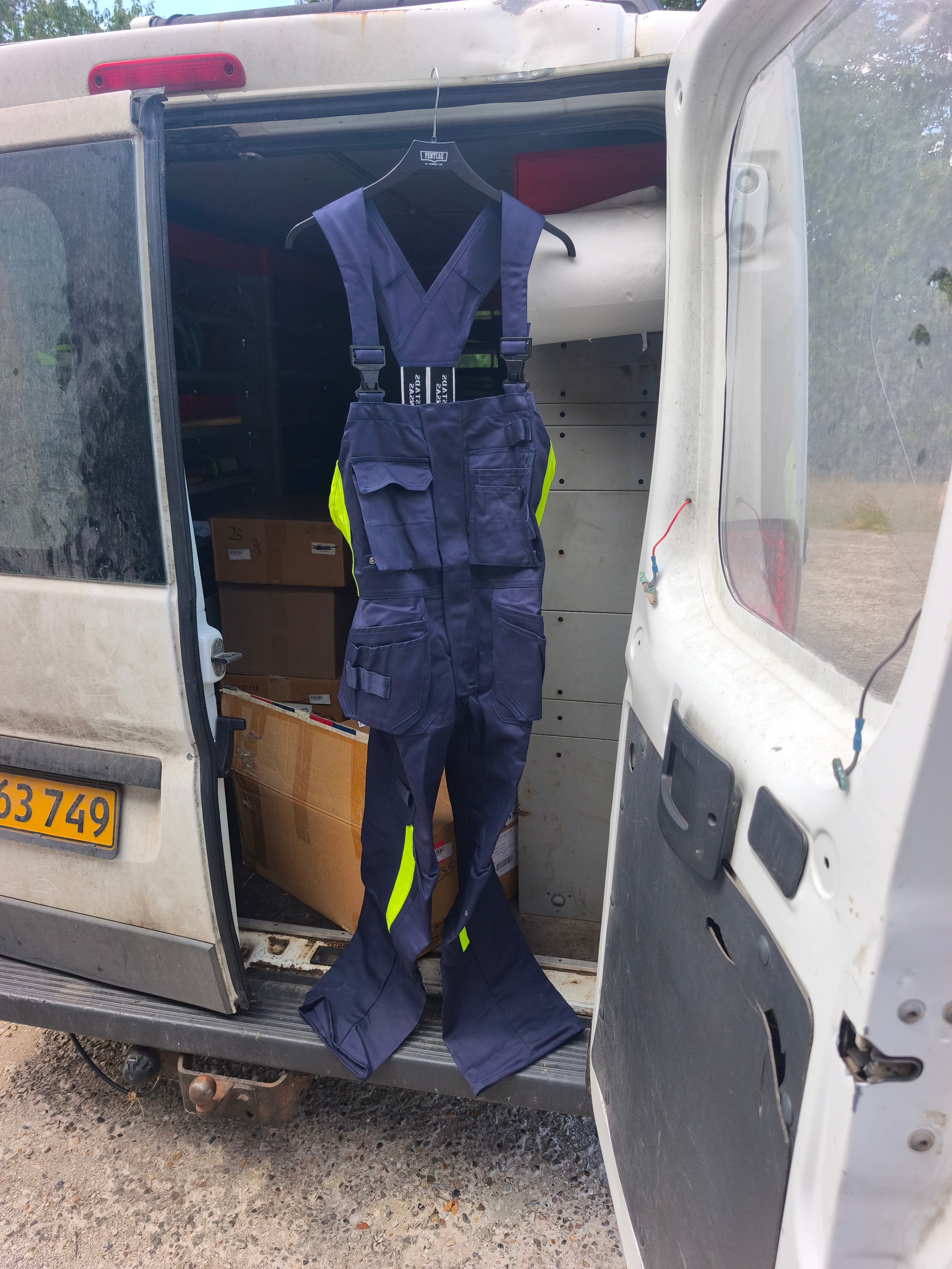 Overalls, flammehæmmende, Kansas, størrelse 80