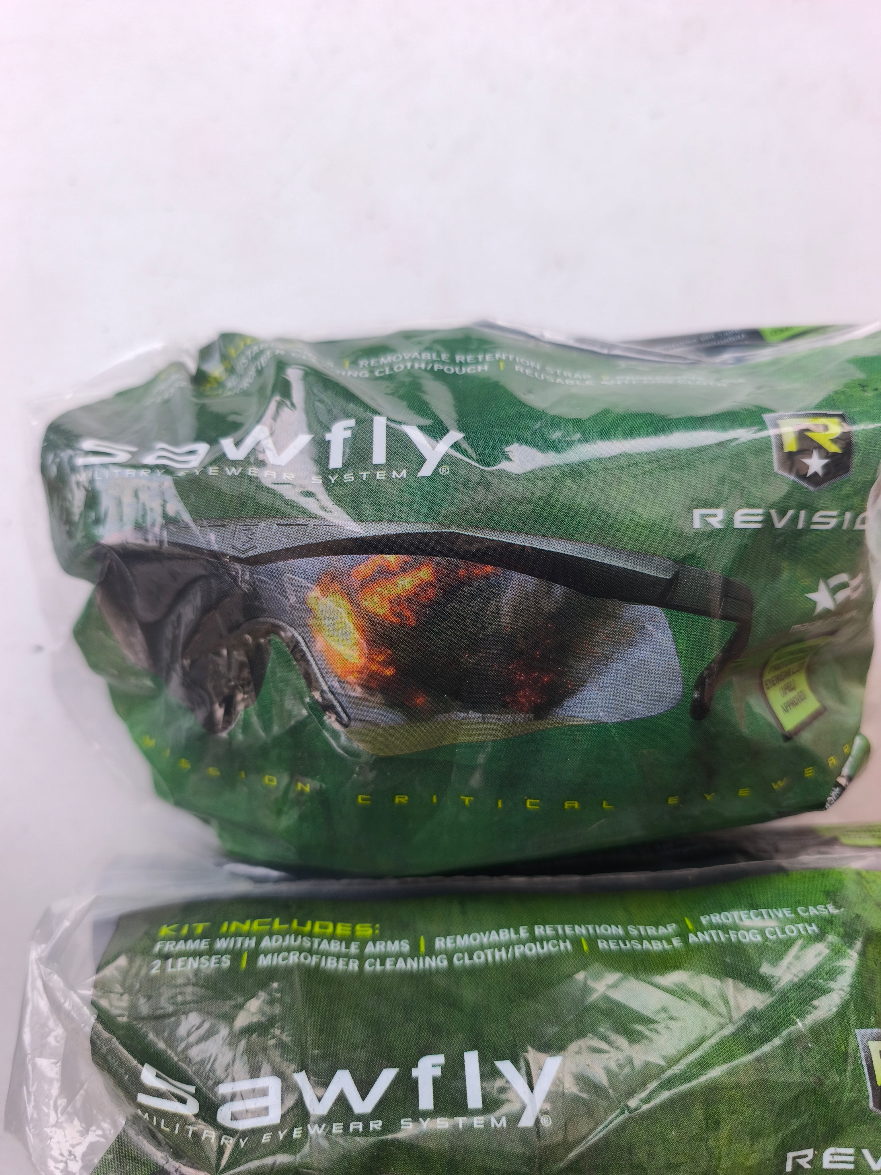 Revision Sawfly skydebrille, sæt med mørkt og lyst glas