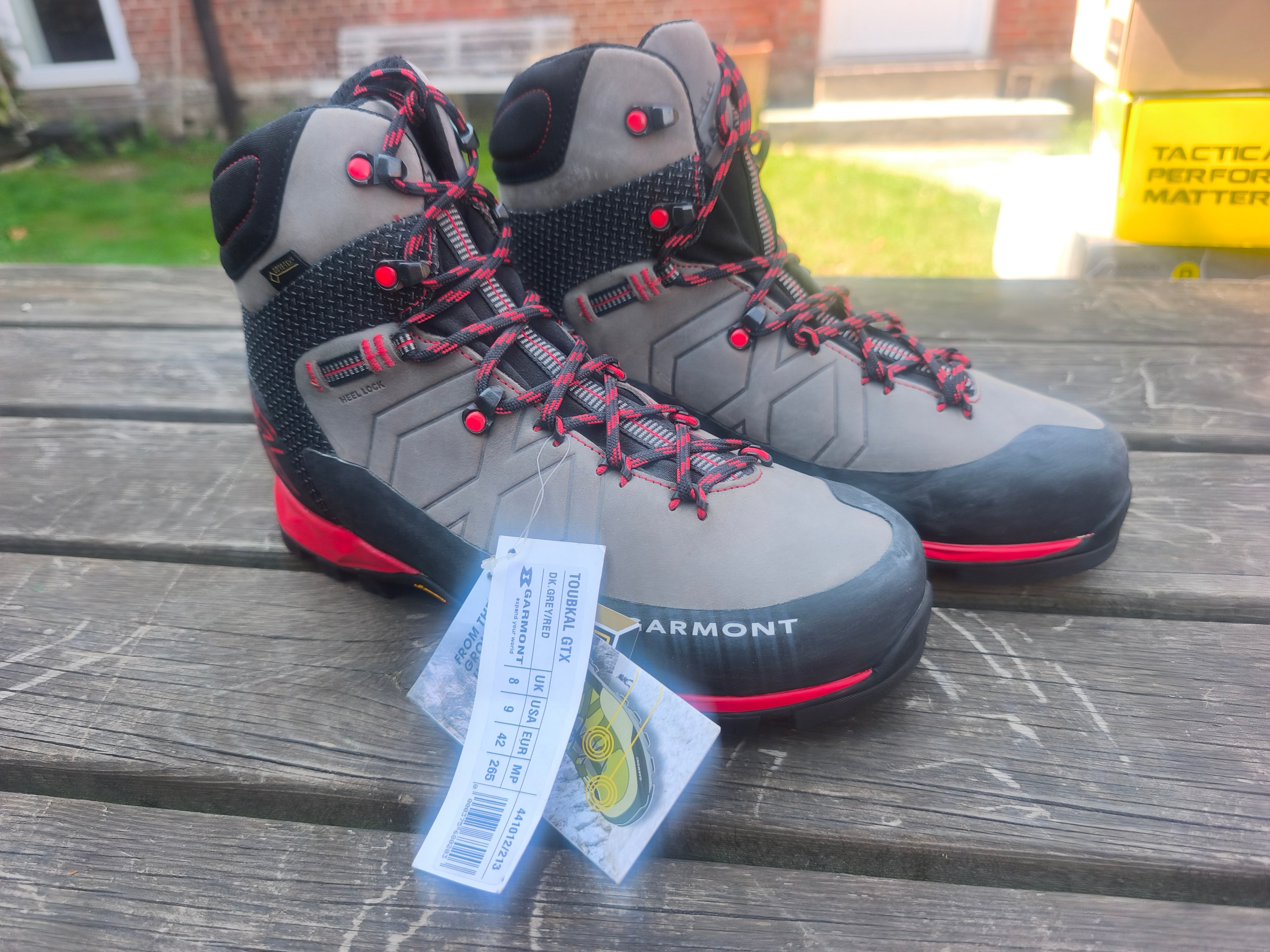 Garmont Toubkal Goretex, størrelse 42, farve grey/red