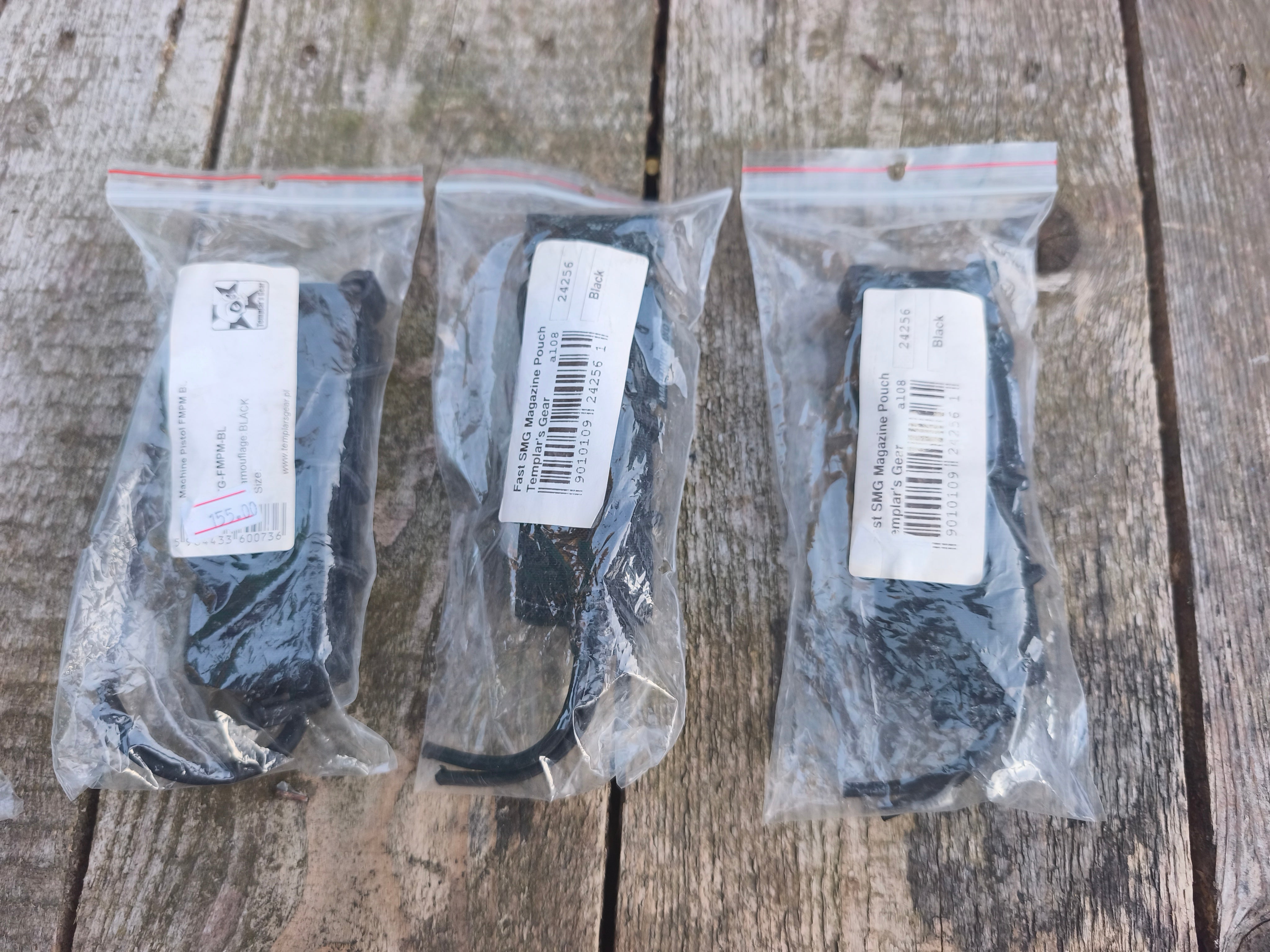 Templars Gear Smg/lange pistolmag lommer, sort