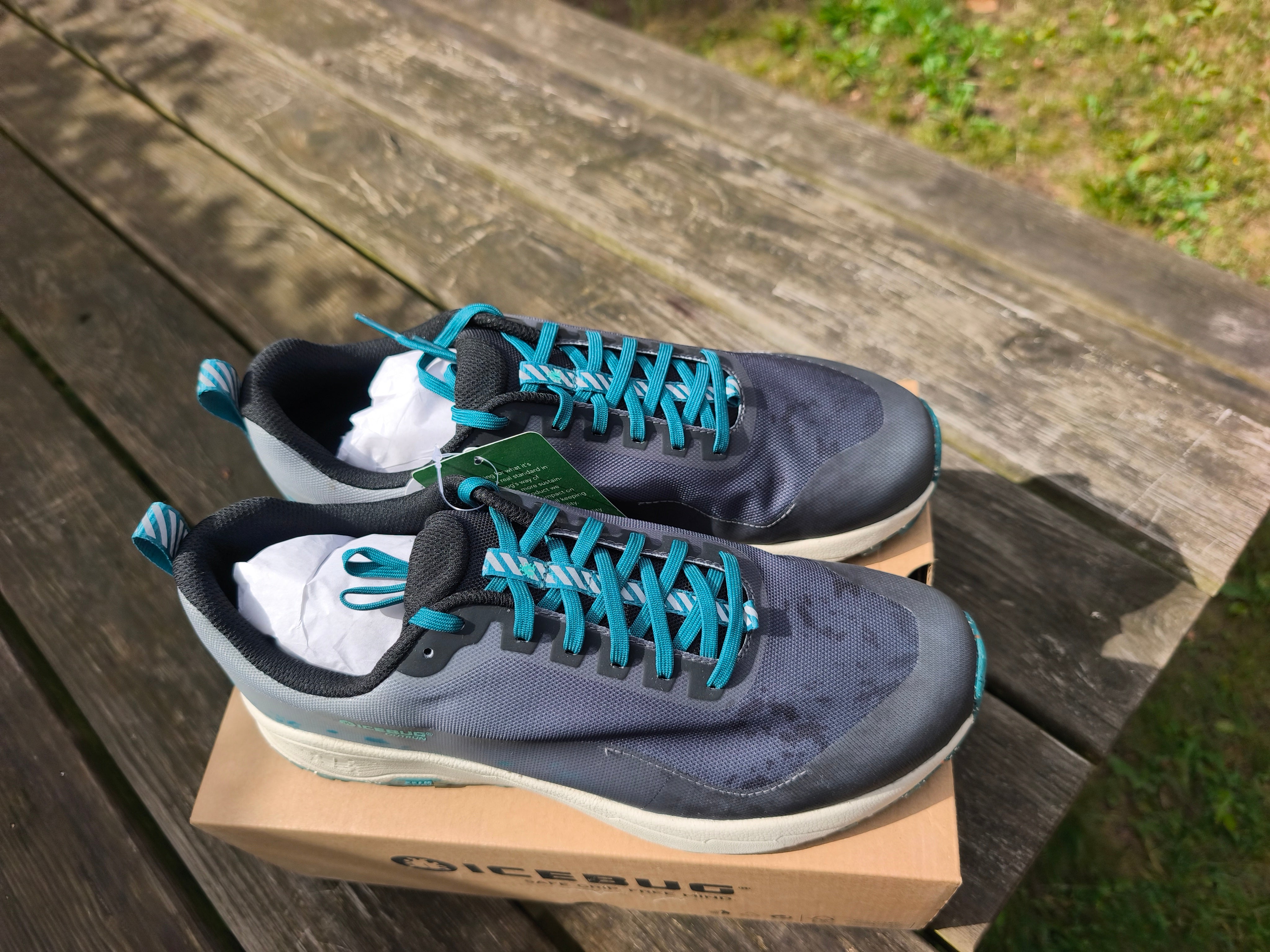 Icebug Outrun RB9X Herre, G93001-0A, Farve: Slategrey/Teal