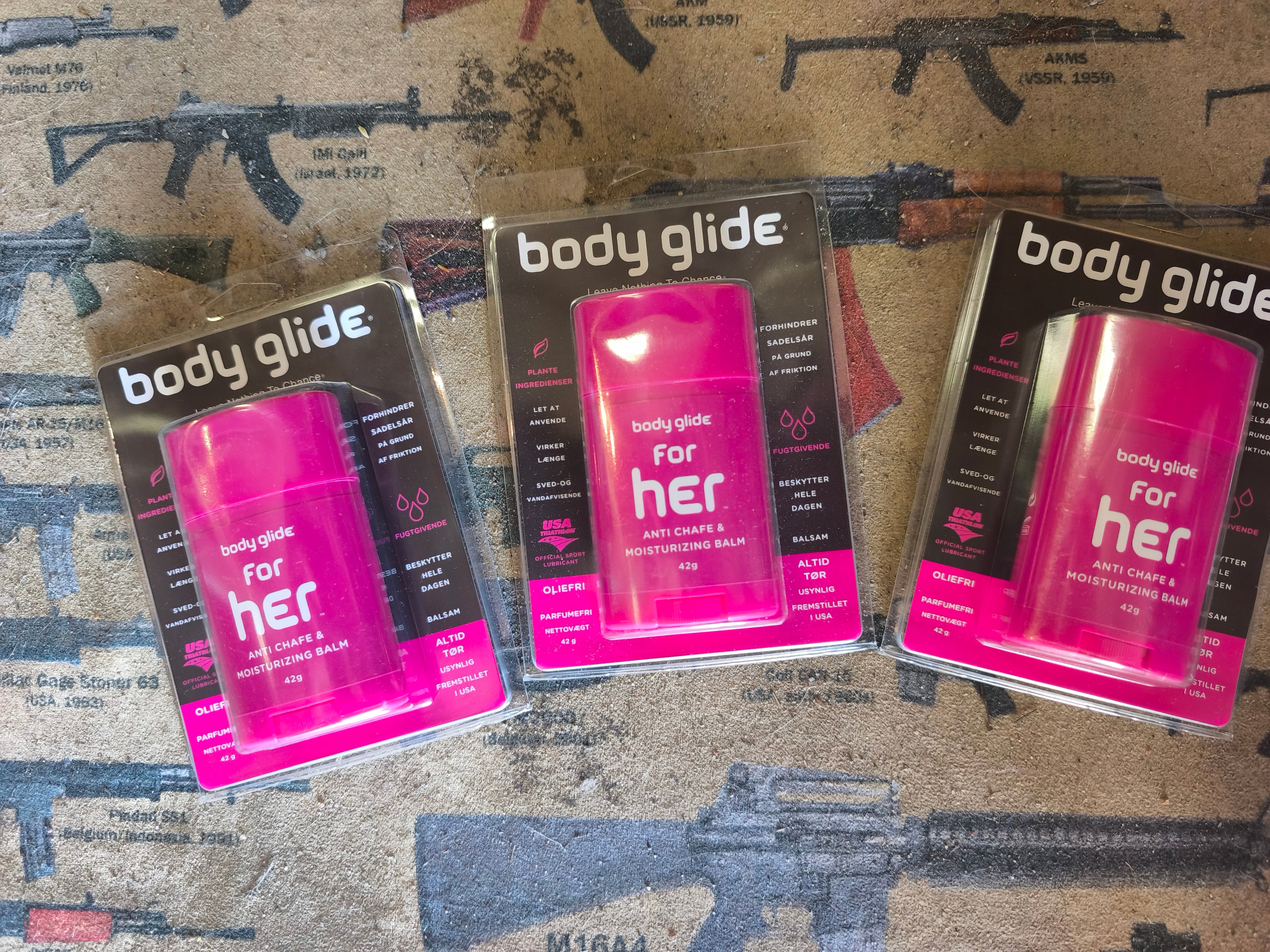 Bodyglide for her, 42gram modvirker gnavesår