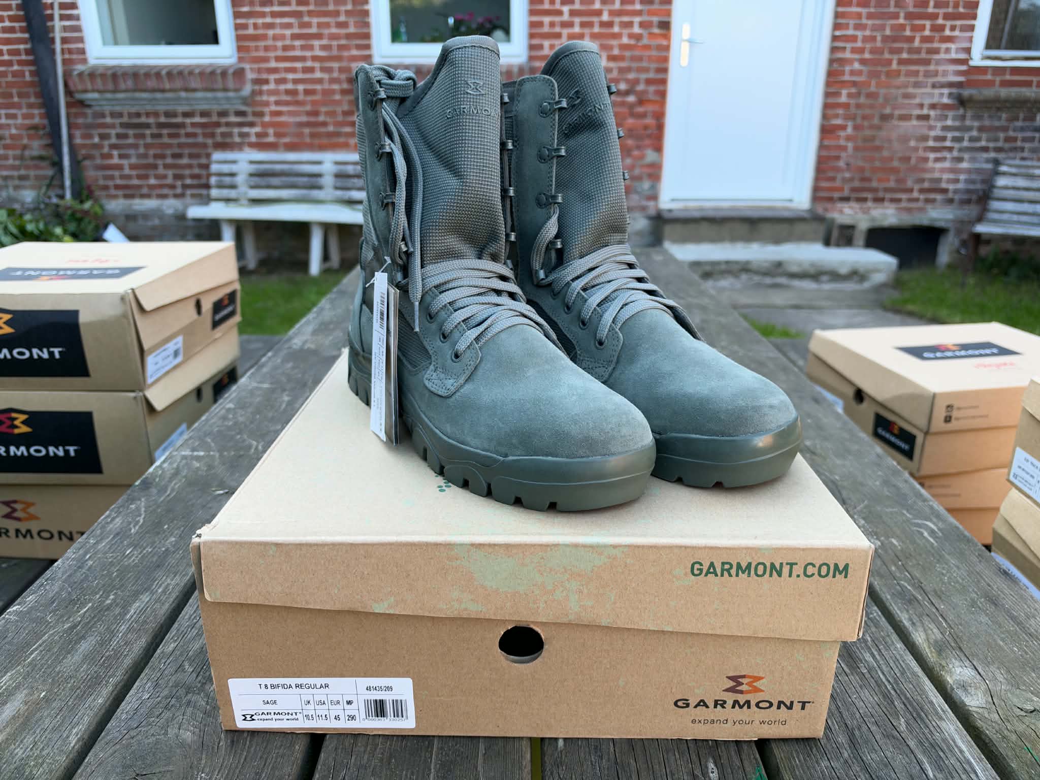 Garmont T8 Bifida regular størrelse 45, farve: Sage