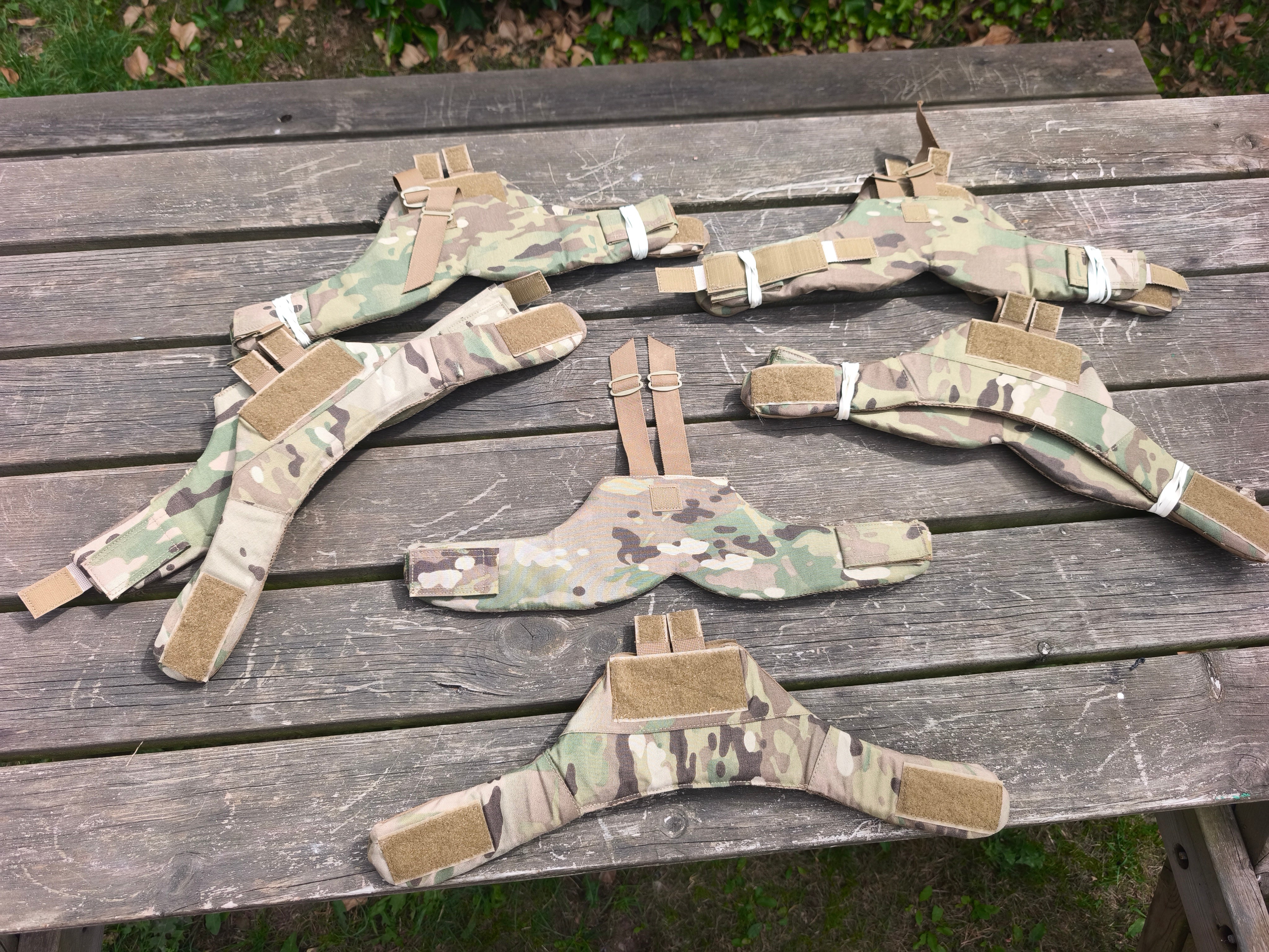 Tyr Tactical, ballistisk halskrave til platecarrier, front og bag