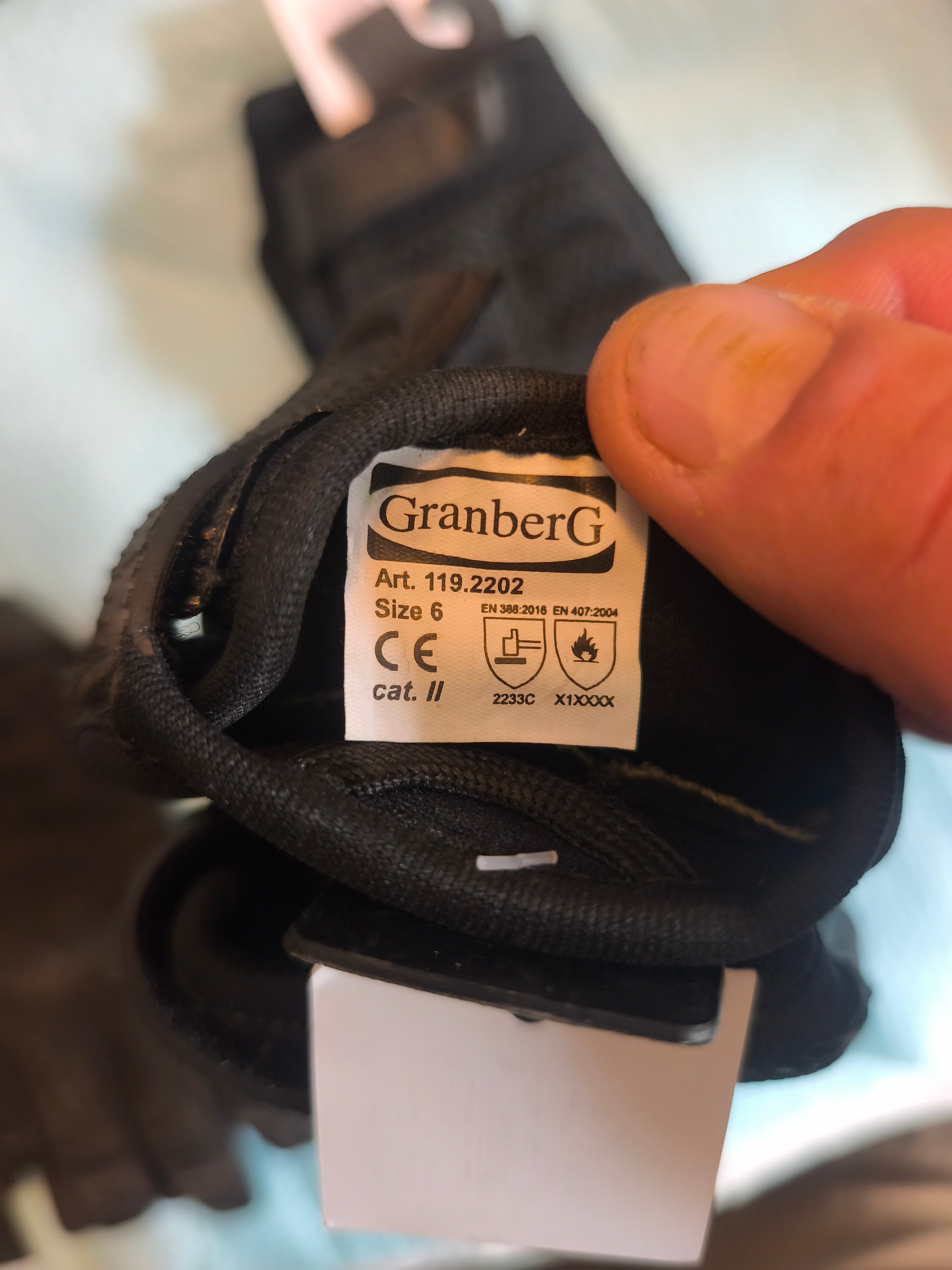 Fast rope handsker fra Granberg