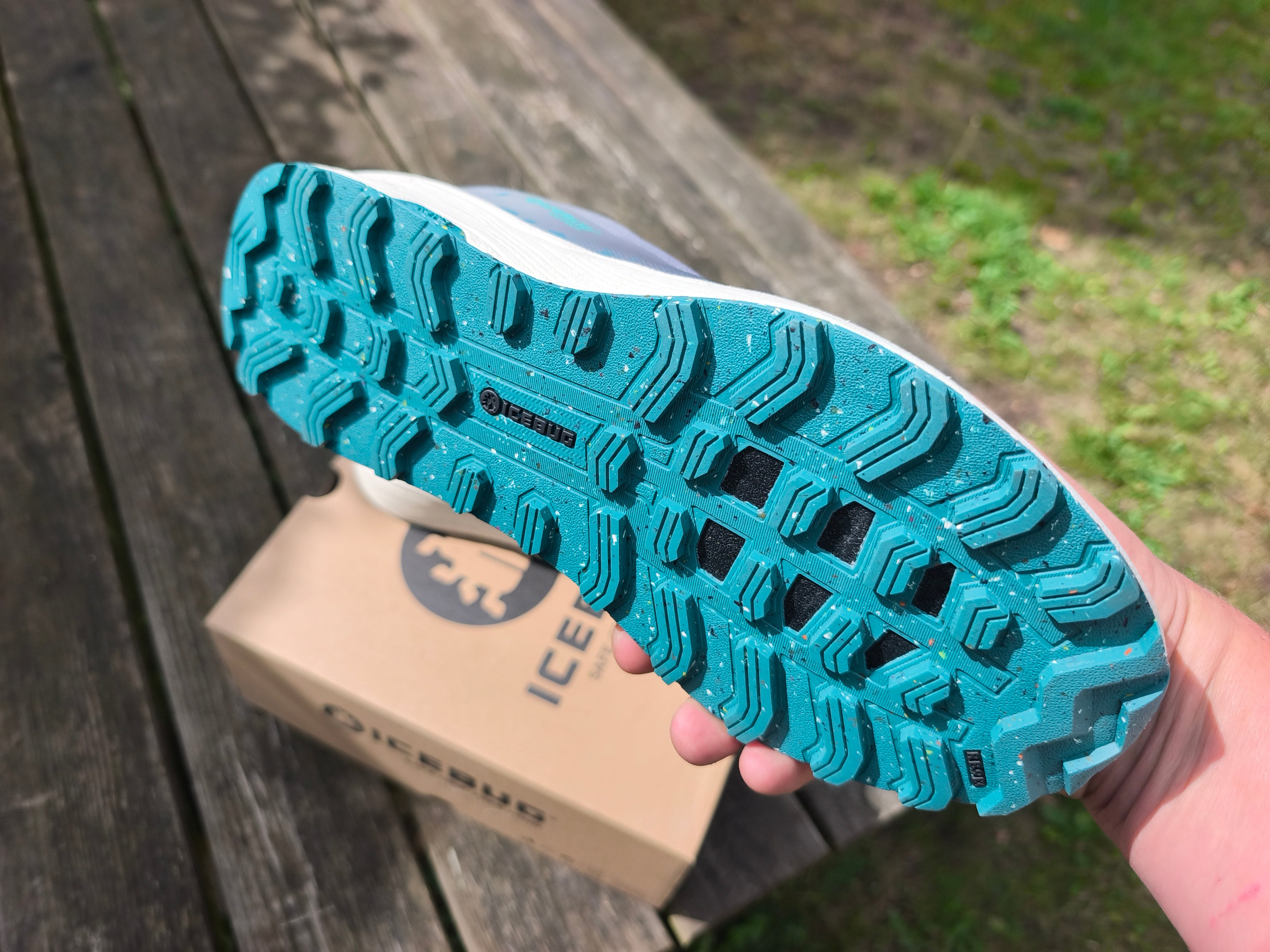 Icebug Outrun RB9X Herre, G93001-0A, Farve: Slategrey/Teal