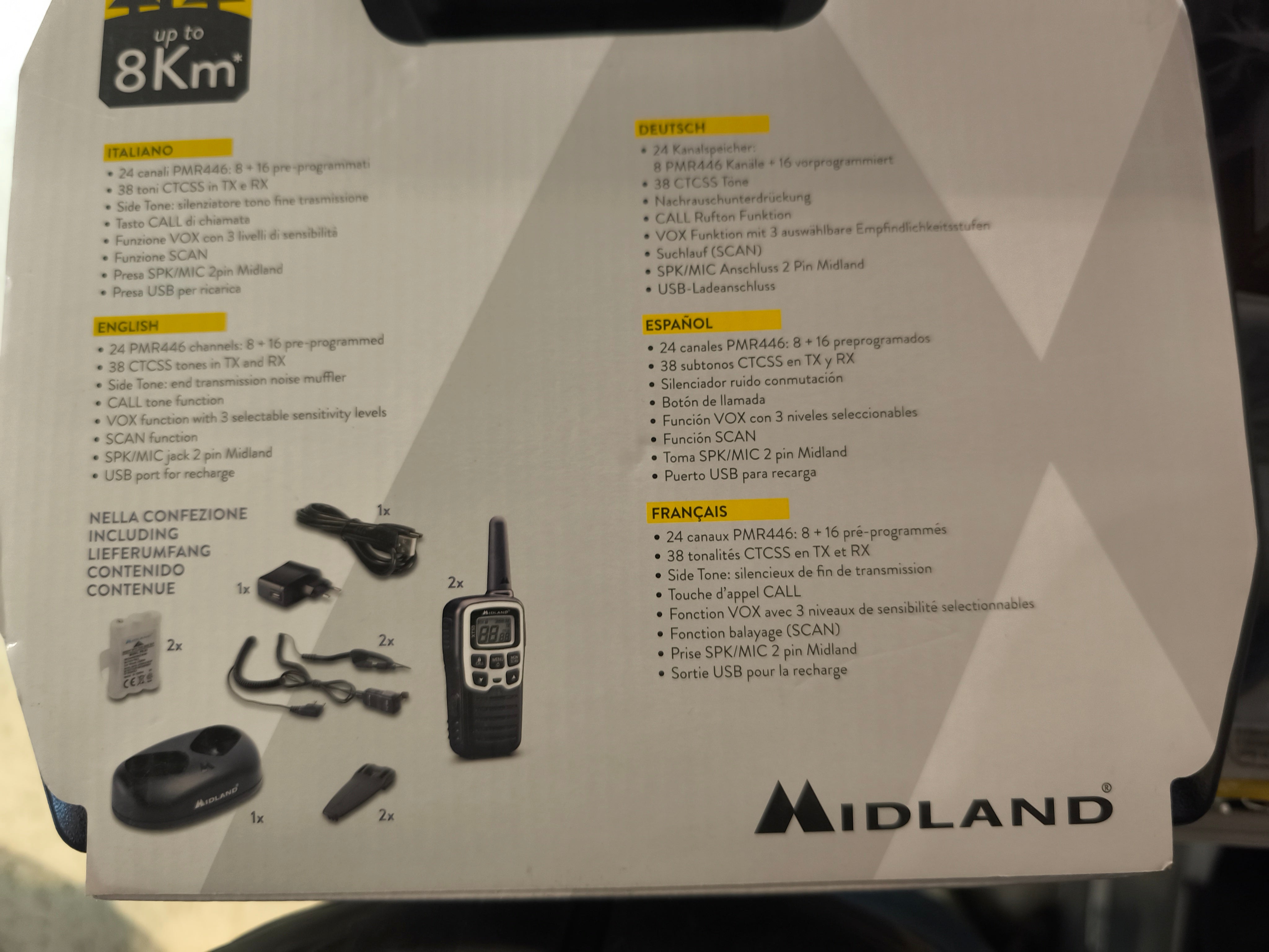Midland XT-50 walkie talkie sæt