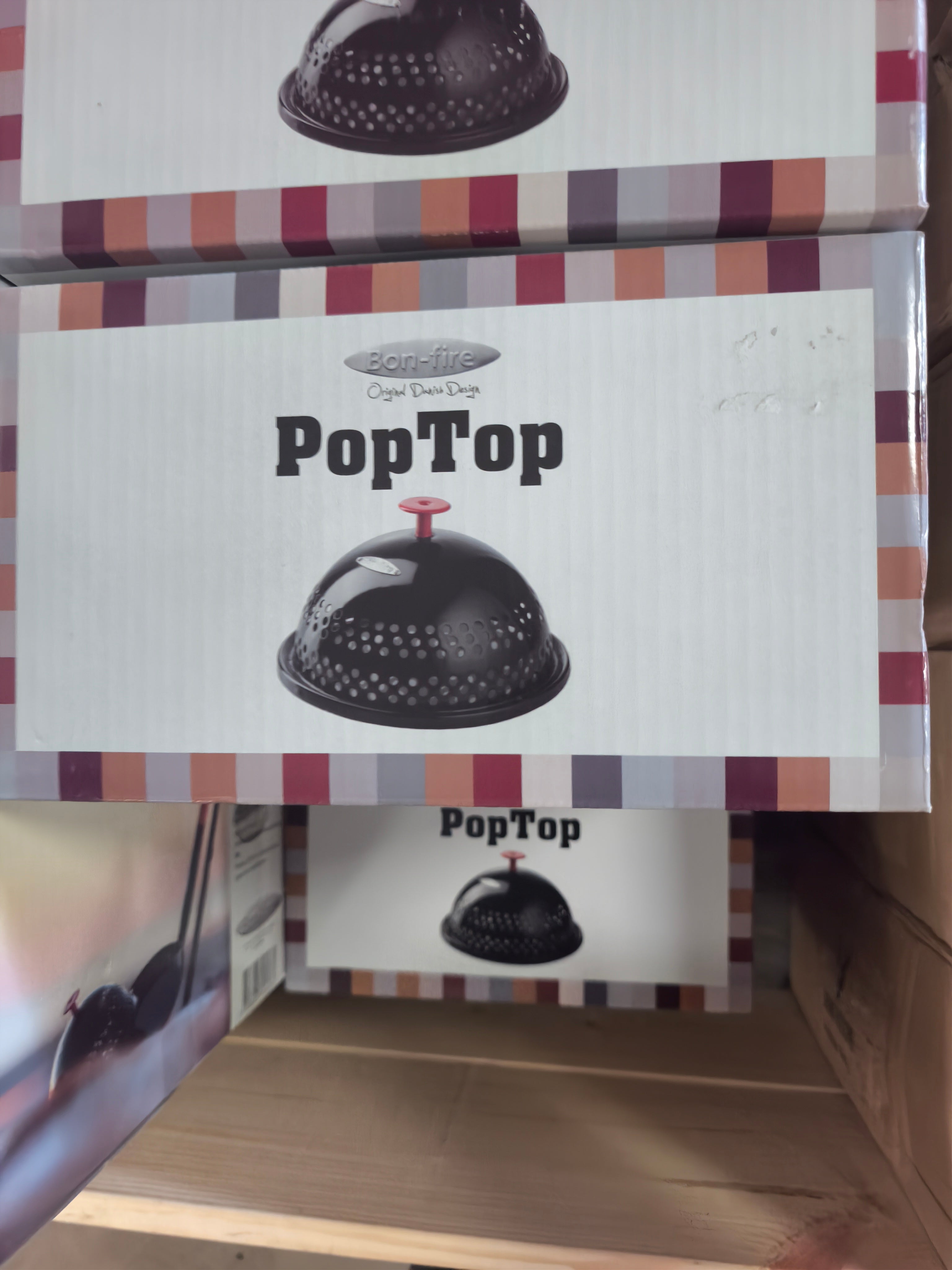 Poptops låg til at lave popcorn på pande eller gryde