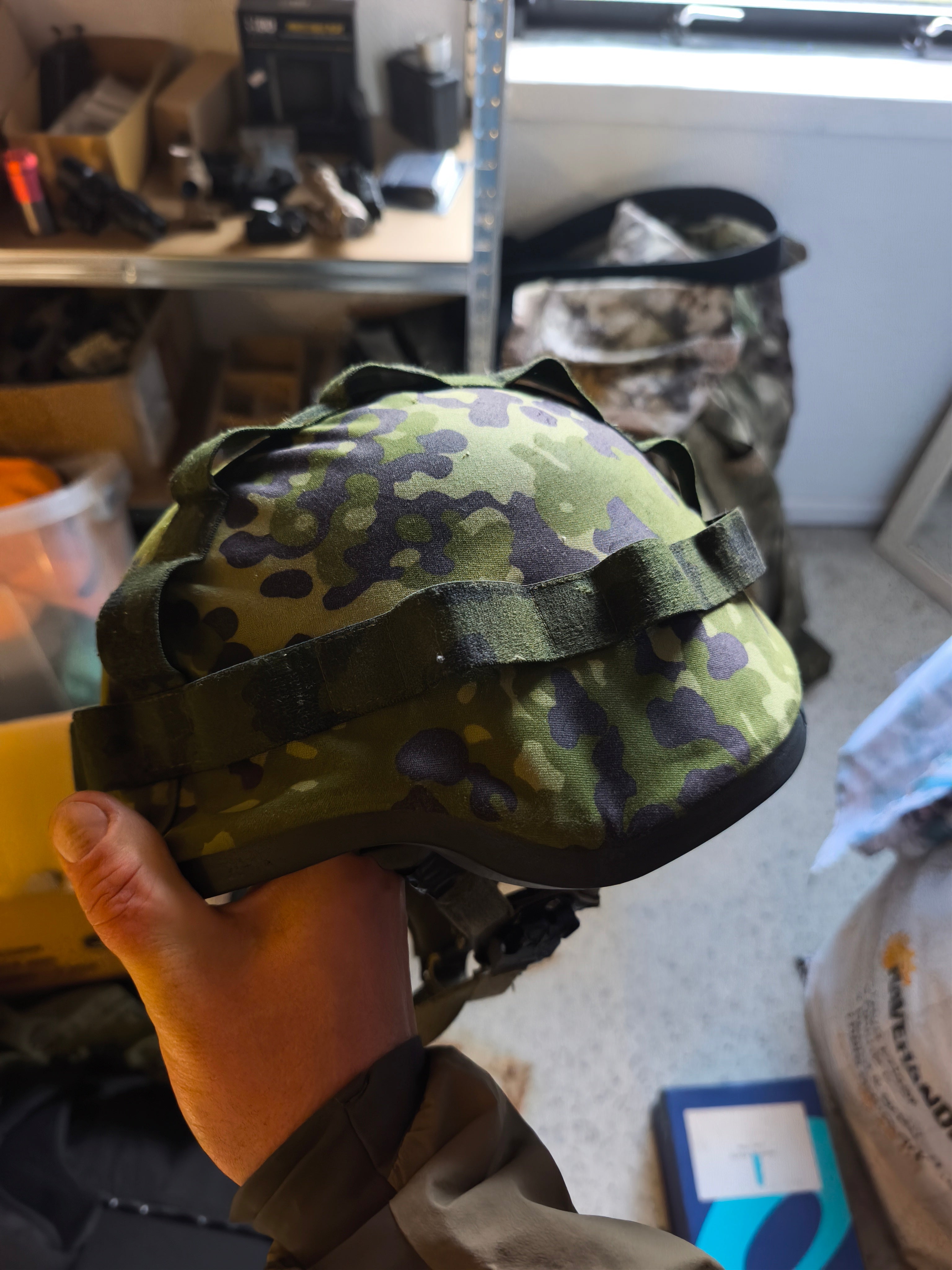 Dansk m96 kevlar hjelm str small