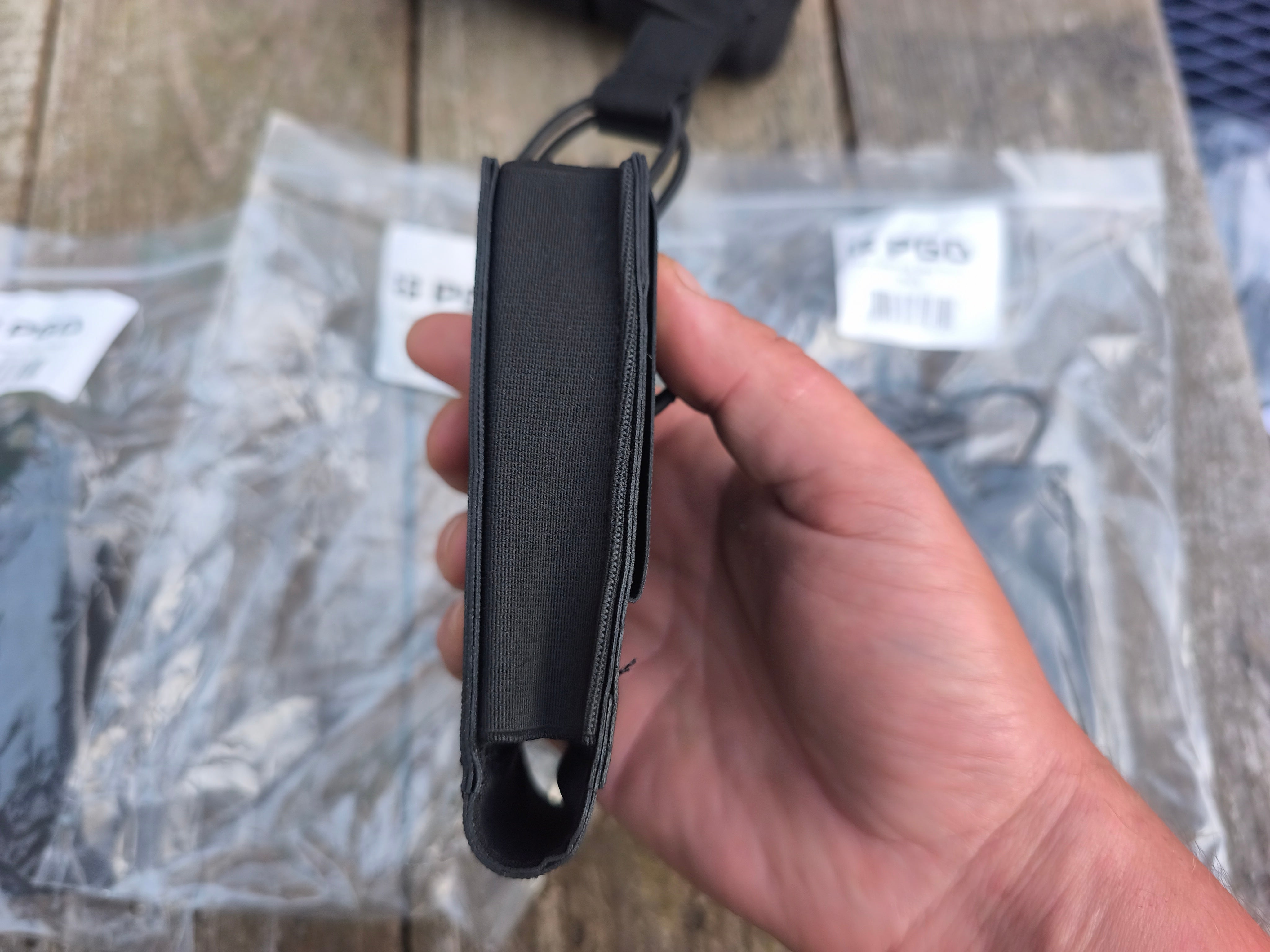 PGD fast mag lomme, single m4, sort