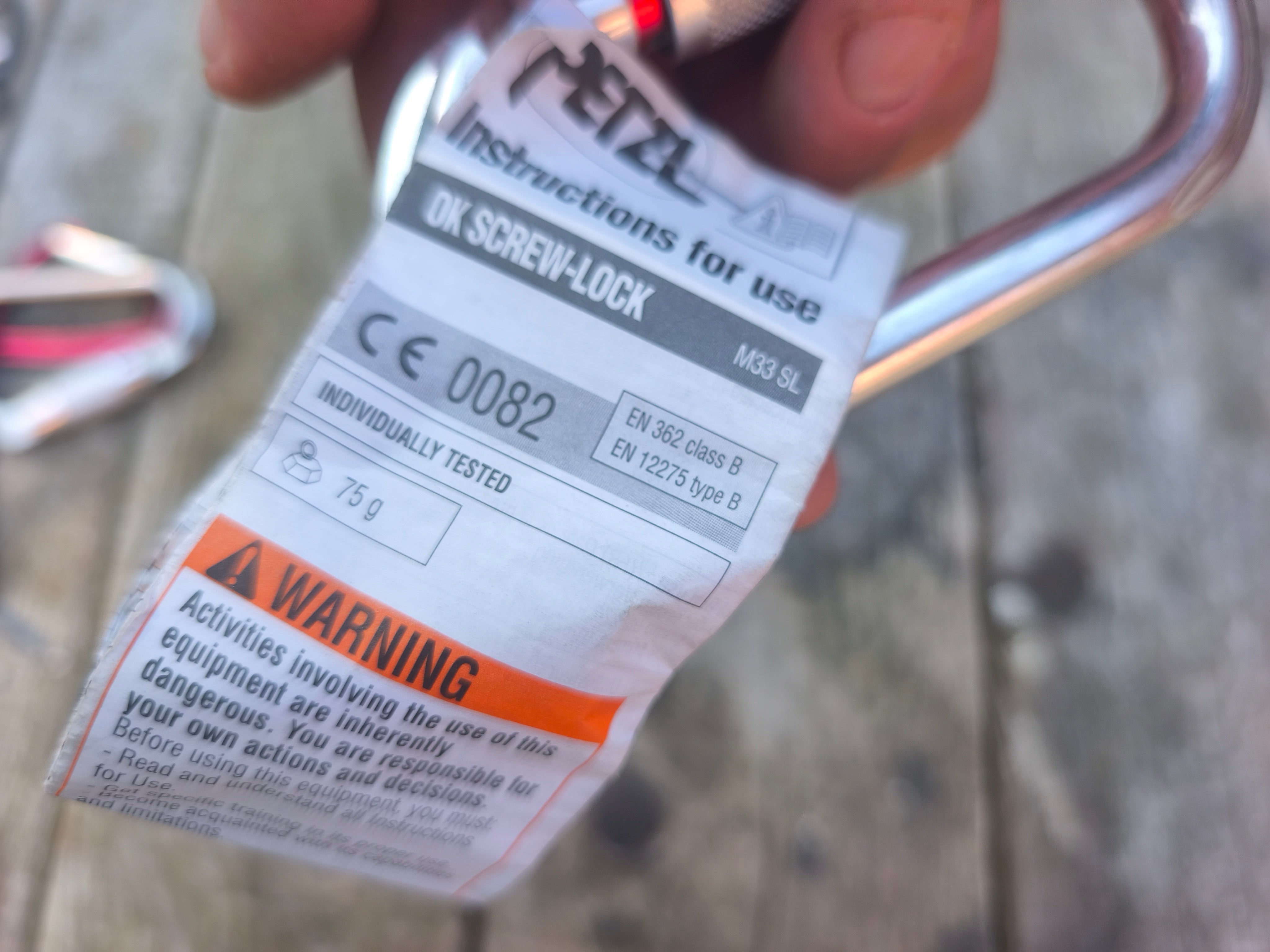Petzl screwlock, ny