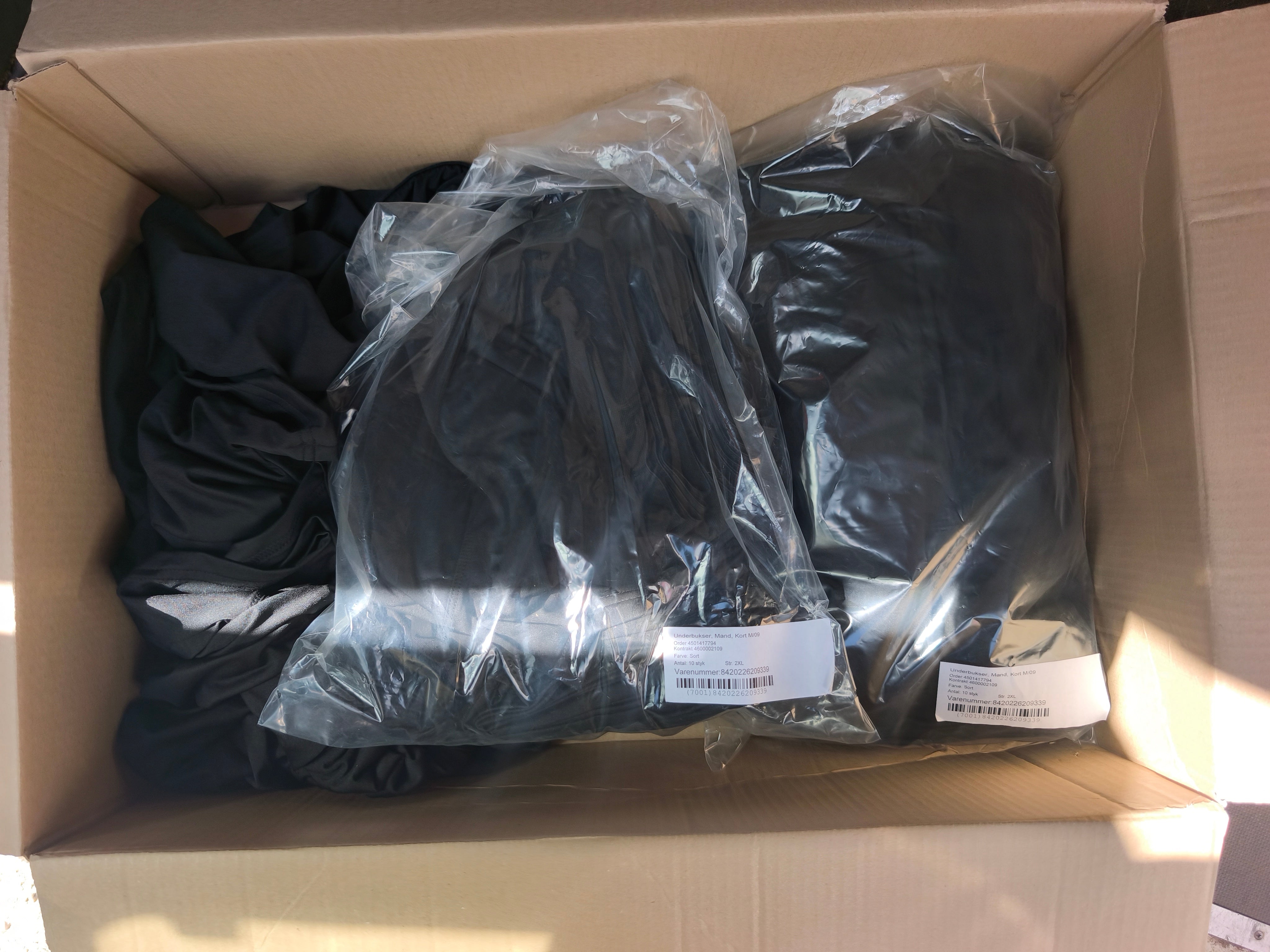 Boxershorts, nye , xxl, sorte