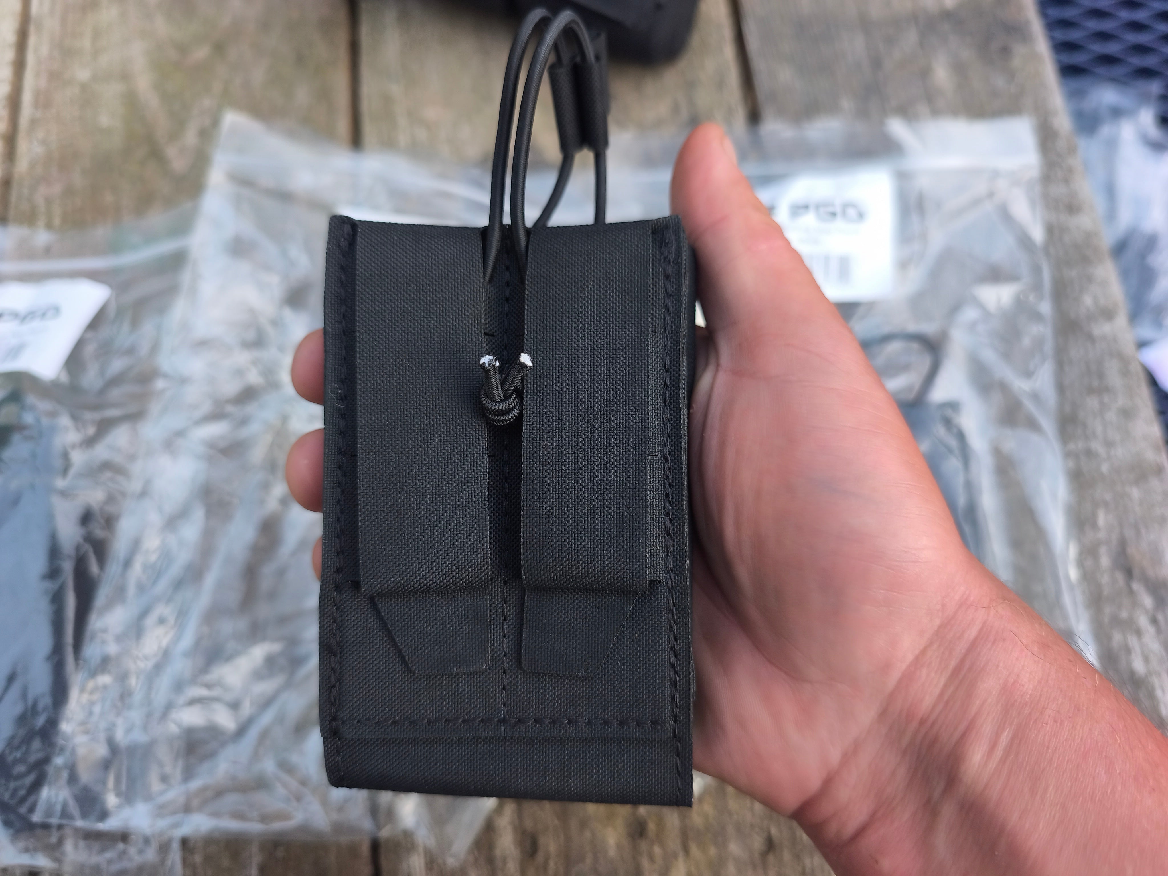 PGD fast mag lomme, single m4, sort