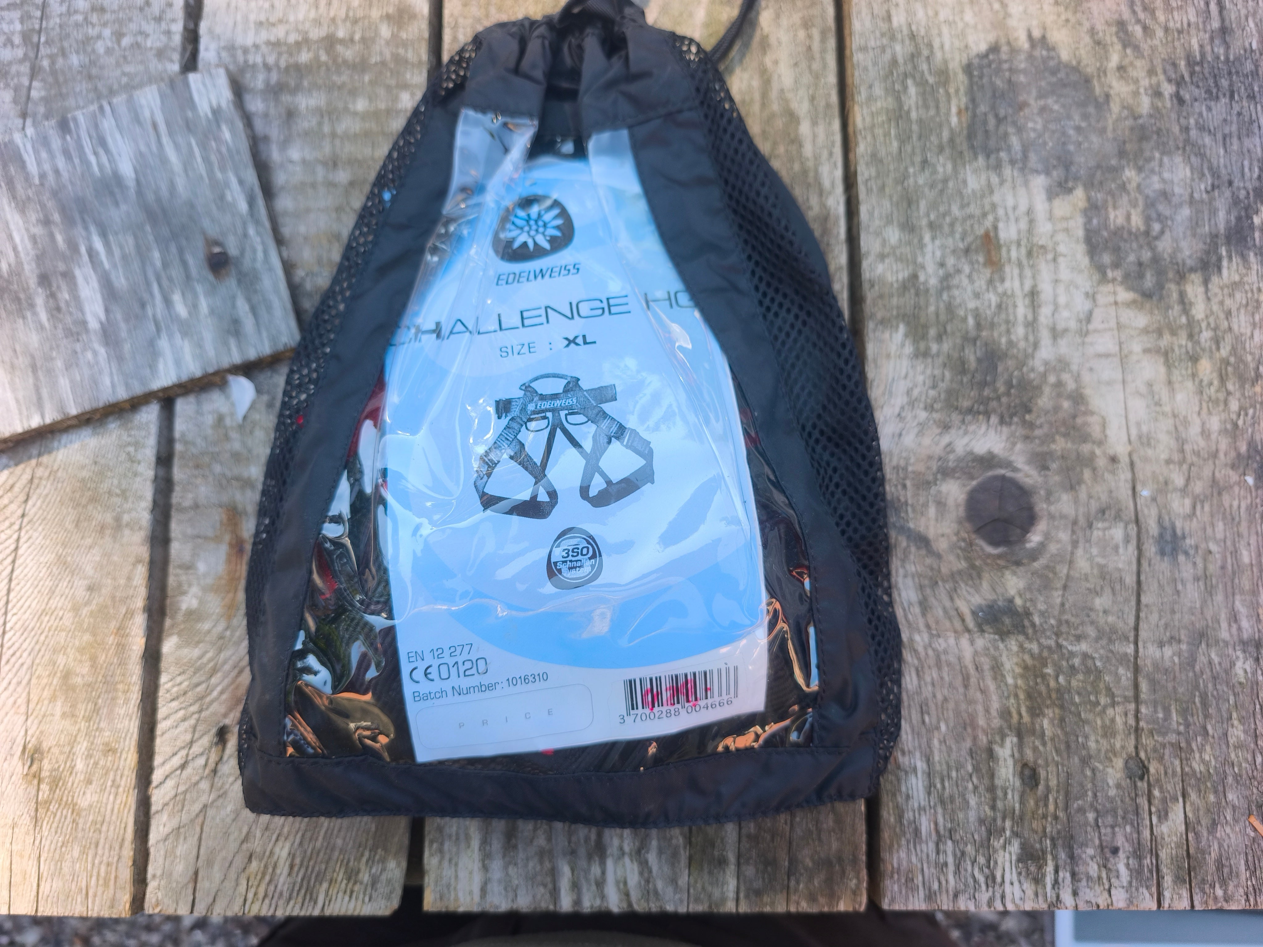 Edelweiss challenge HG siddesele, xl, ny