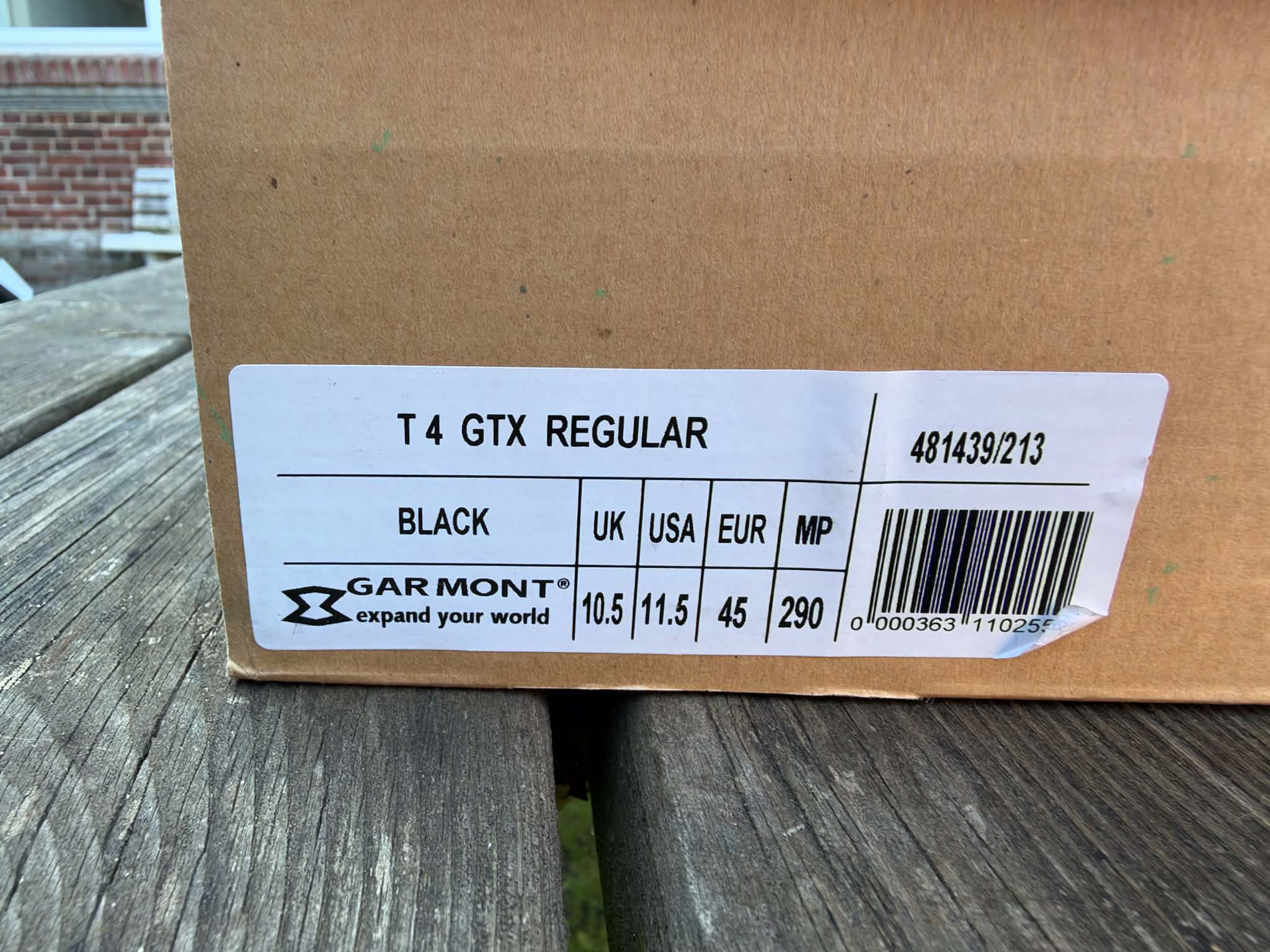 Garmont T4 regular, Goretex, nye, størrelse 45