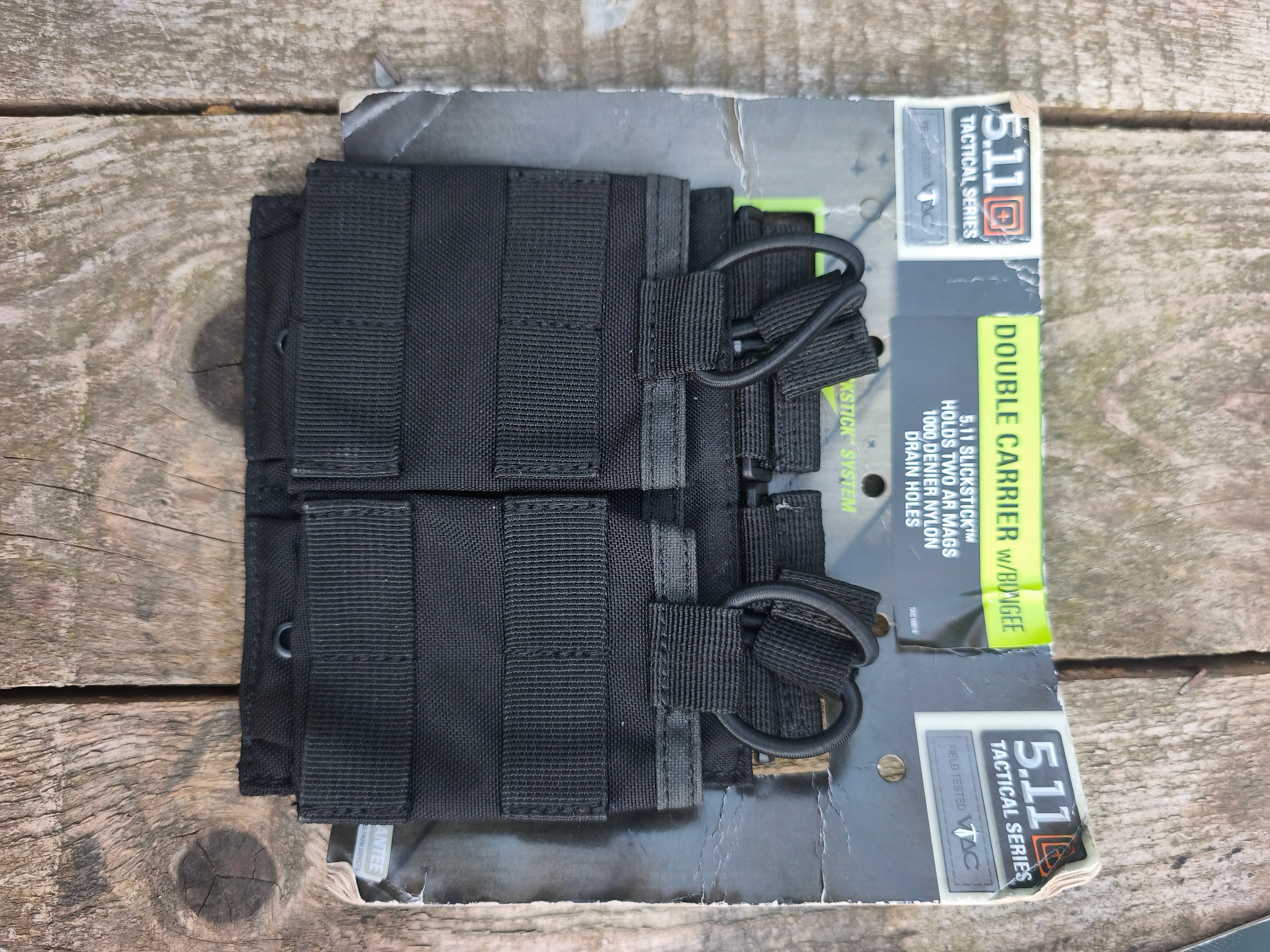 5.11 dobbelt m4 lomme, sort, ny