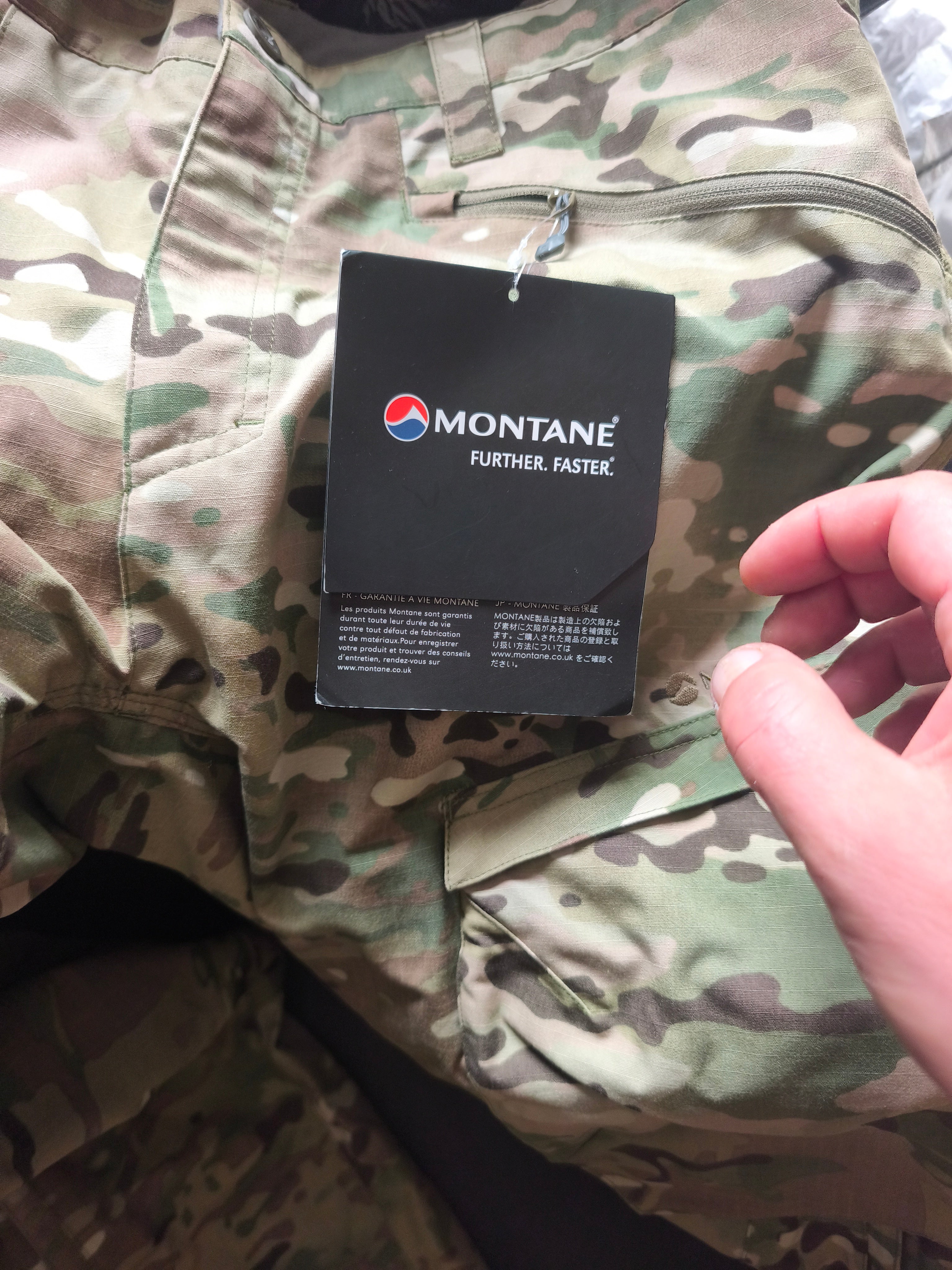 Montane Super Terra buks, Large, nye