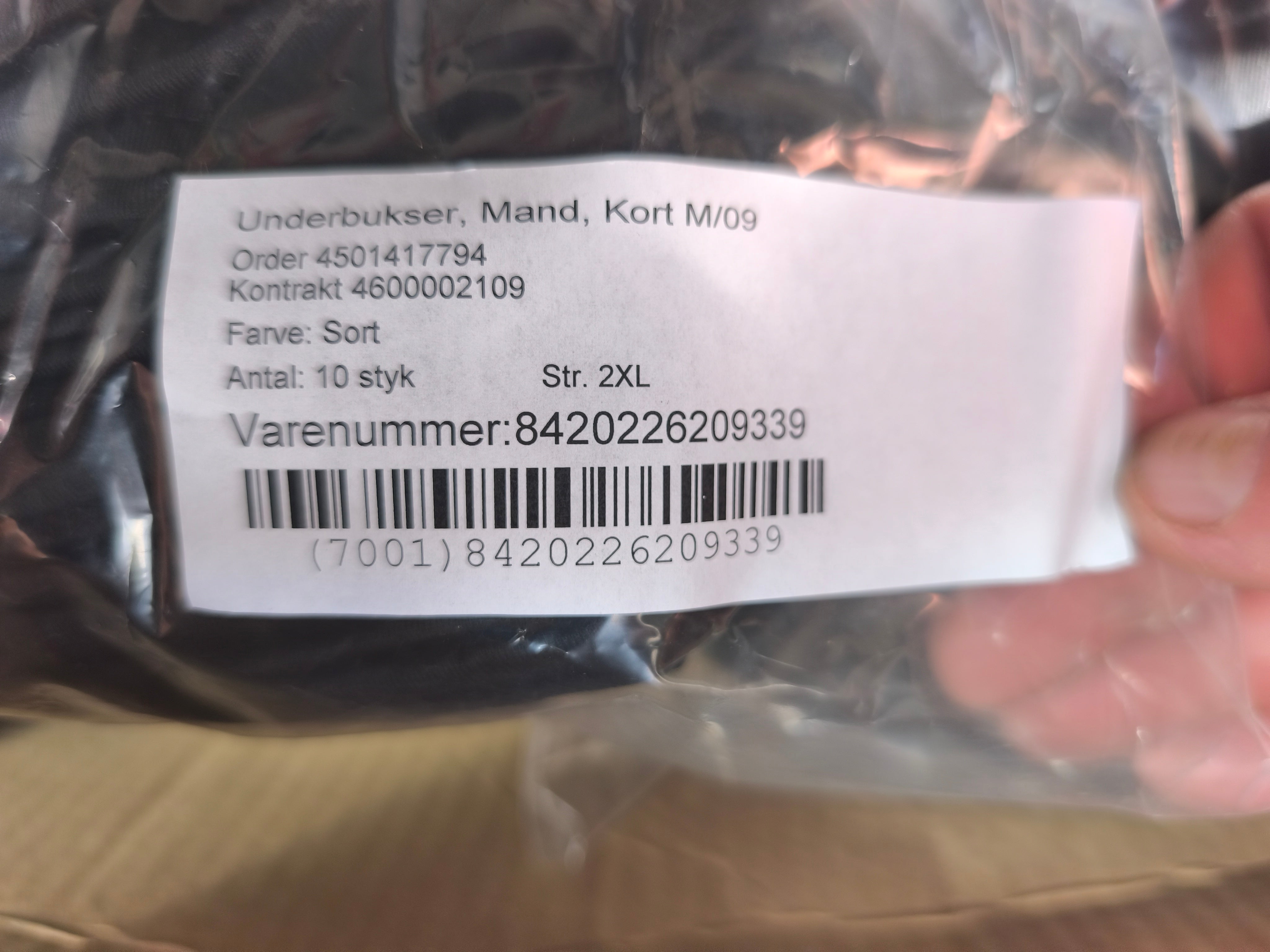 Boxershorts, nye , xxl, sorte