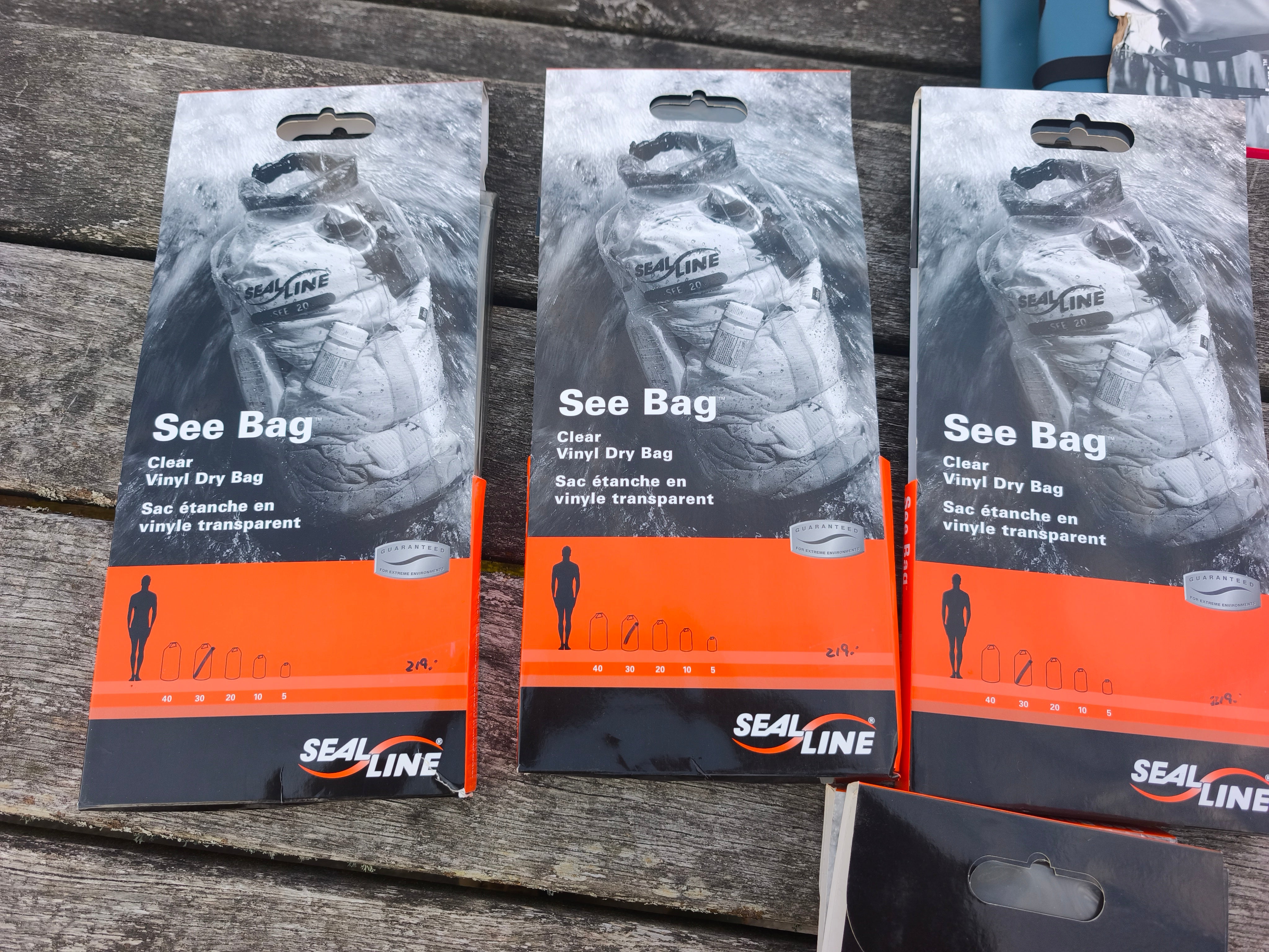 Sea line, see bag, gennemsigtig vandtæt taske 30 liter