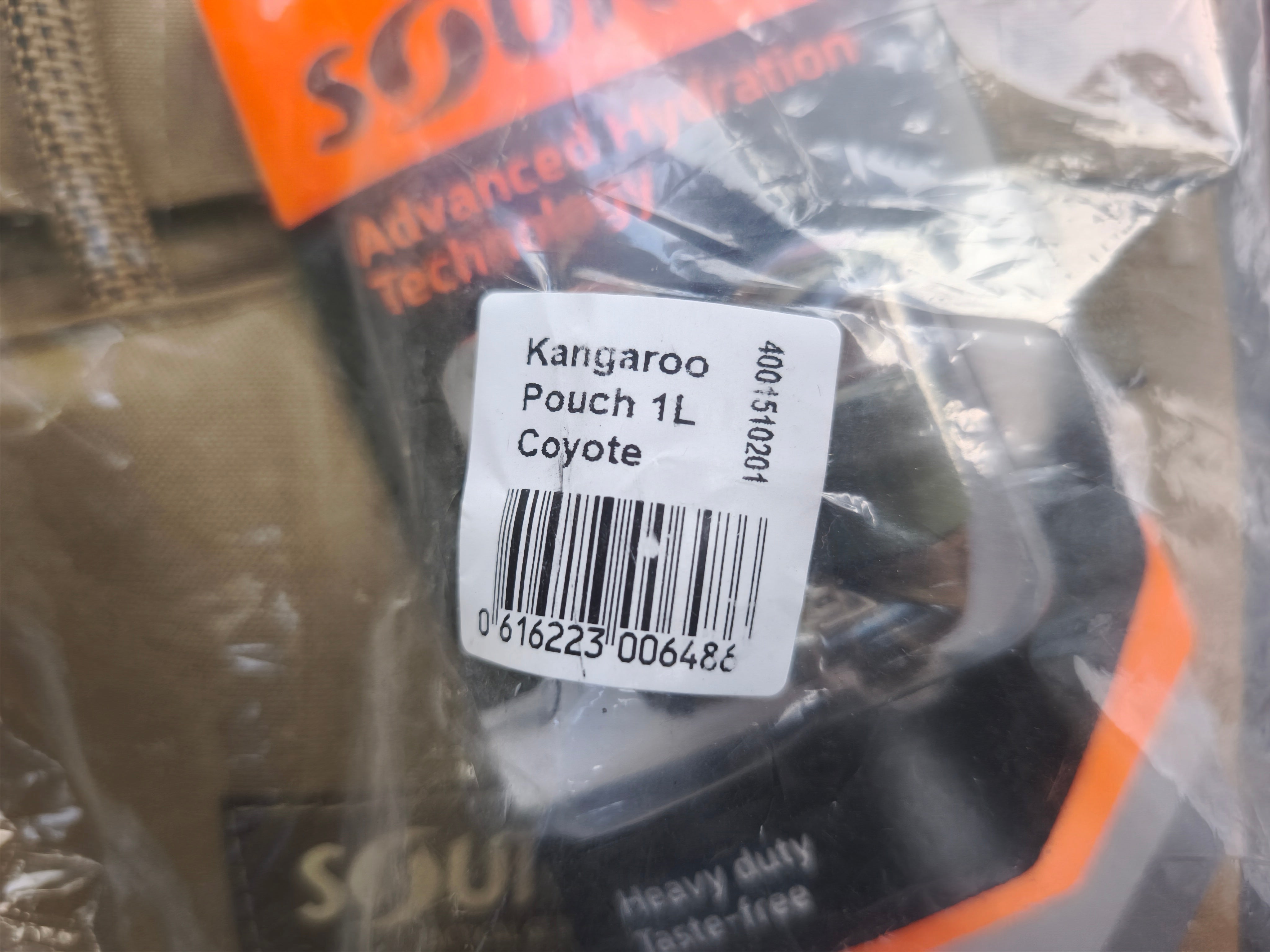 Source Kangaroo 1liters hydration system, ny, coyote brown