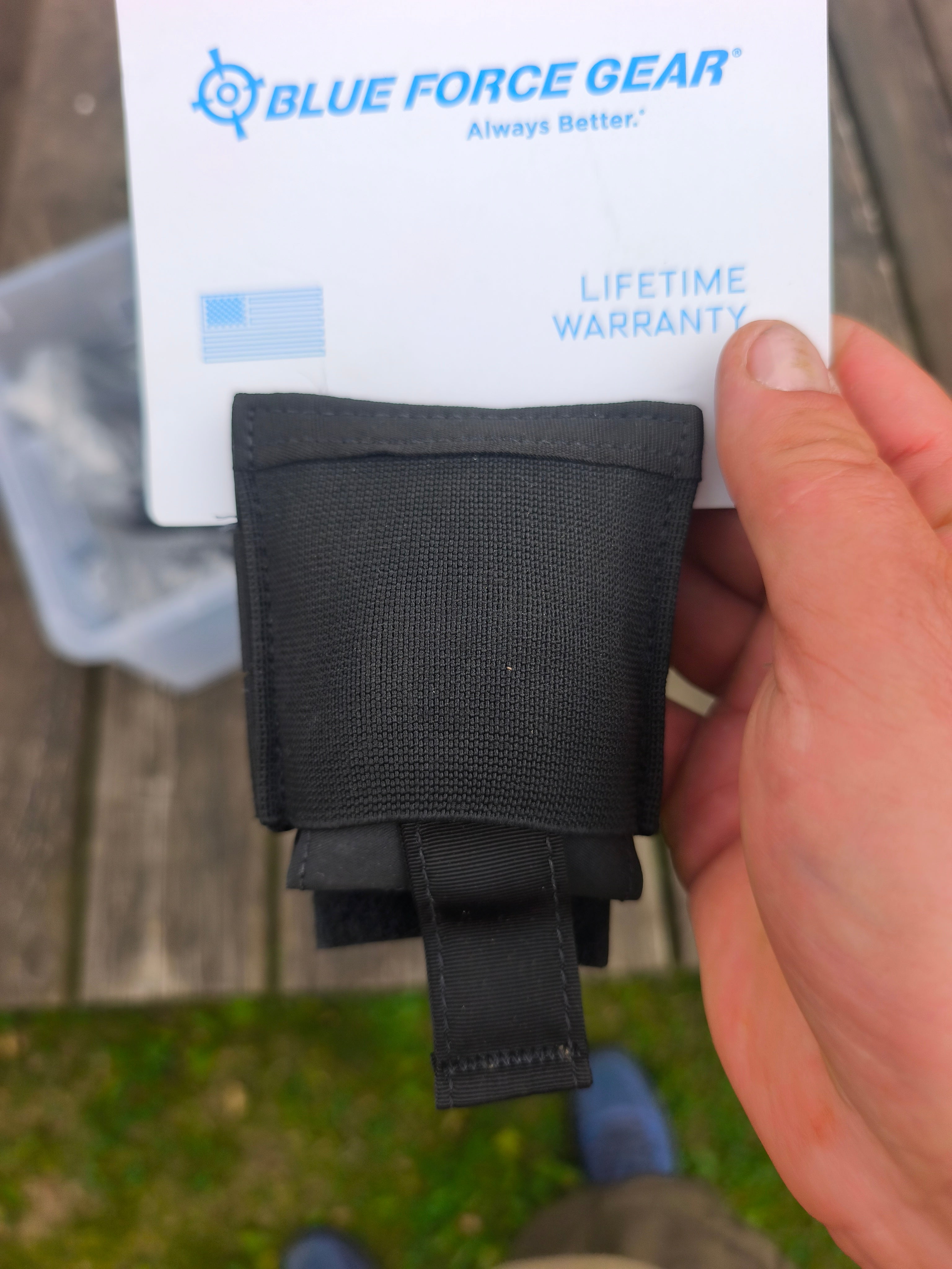 BlueForceGear foldable dumppouch, sort
