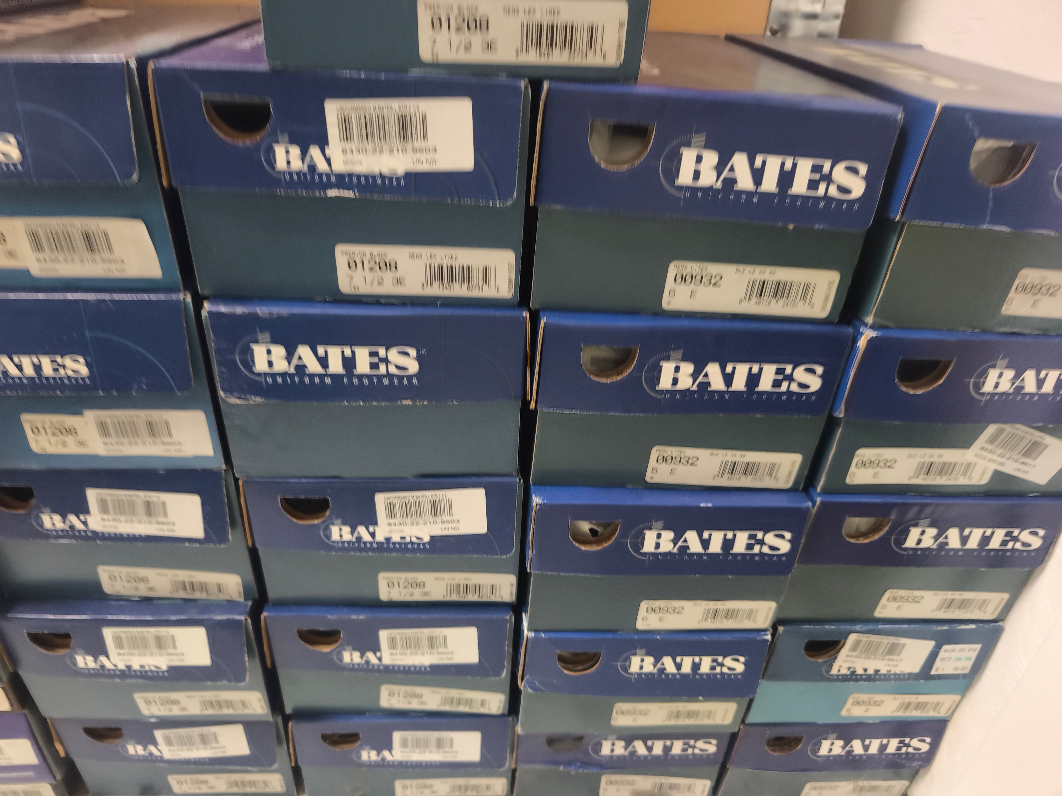 Bates Lak-uniforms sko, nye, størrelse 6 og 7,5