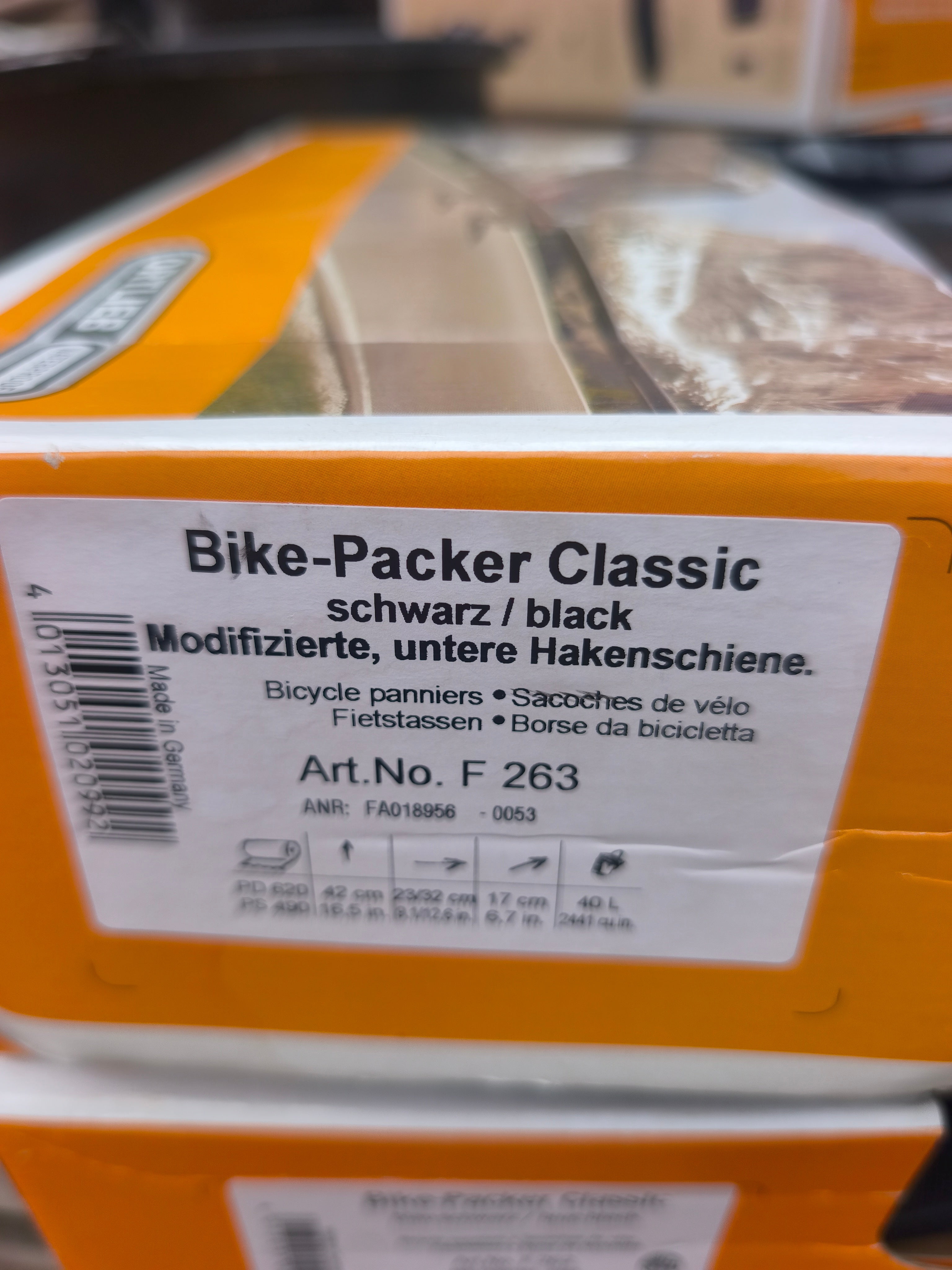 Ortlieb Bike Packer Classic F262 og F263