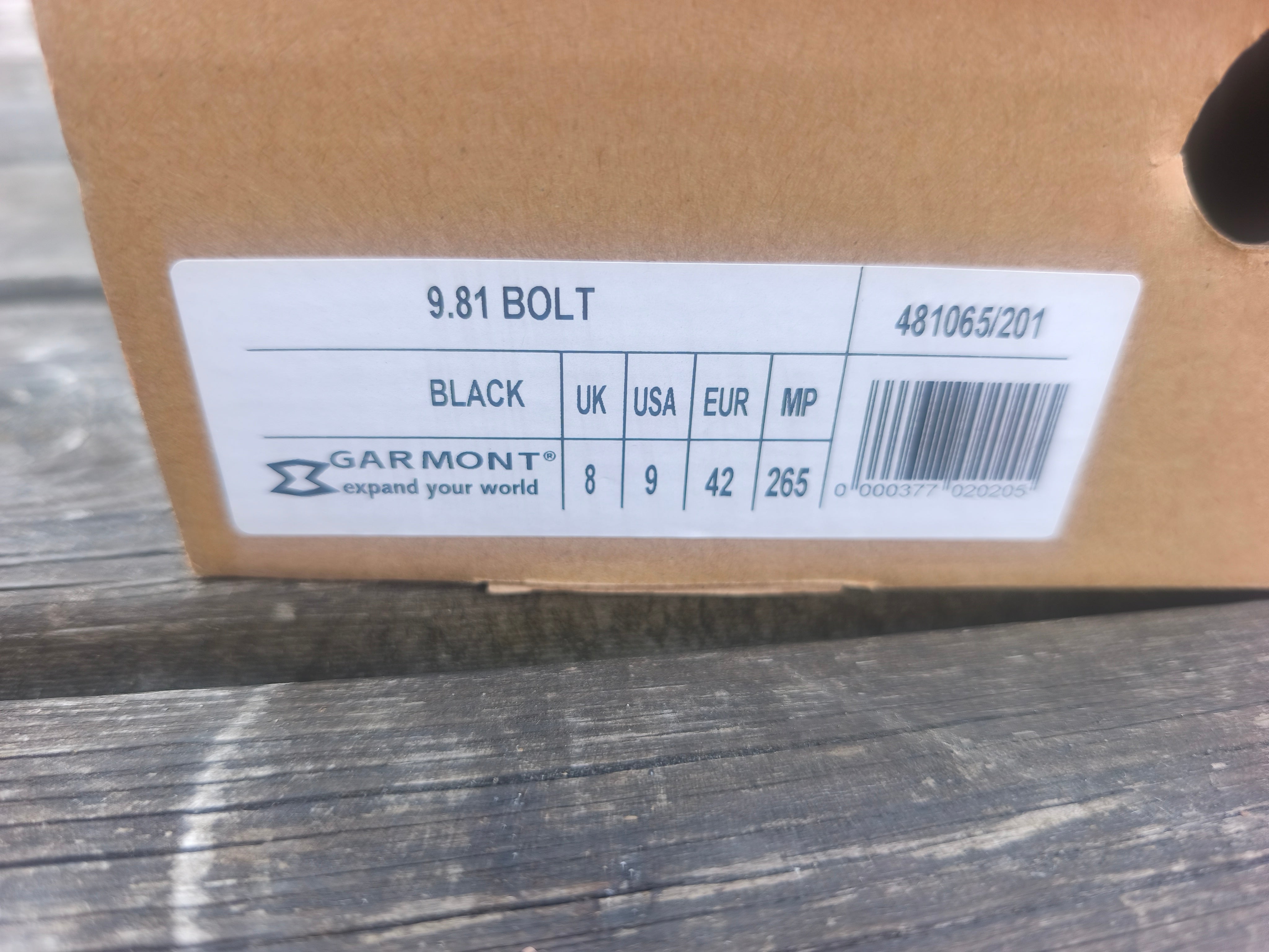 Garmont 9.81 Bolt, størrelse 42