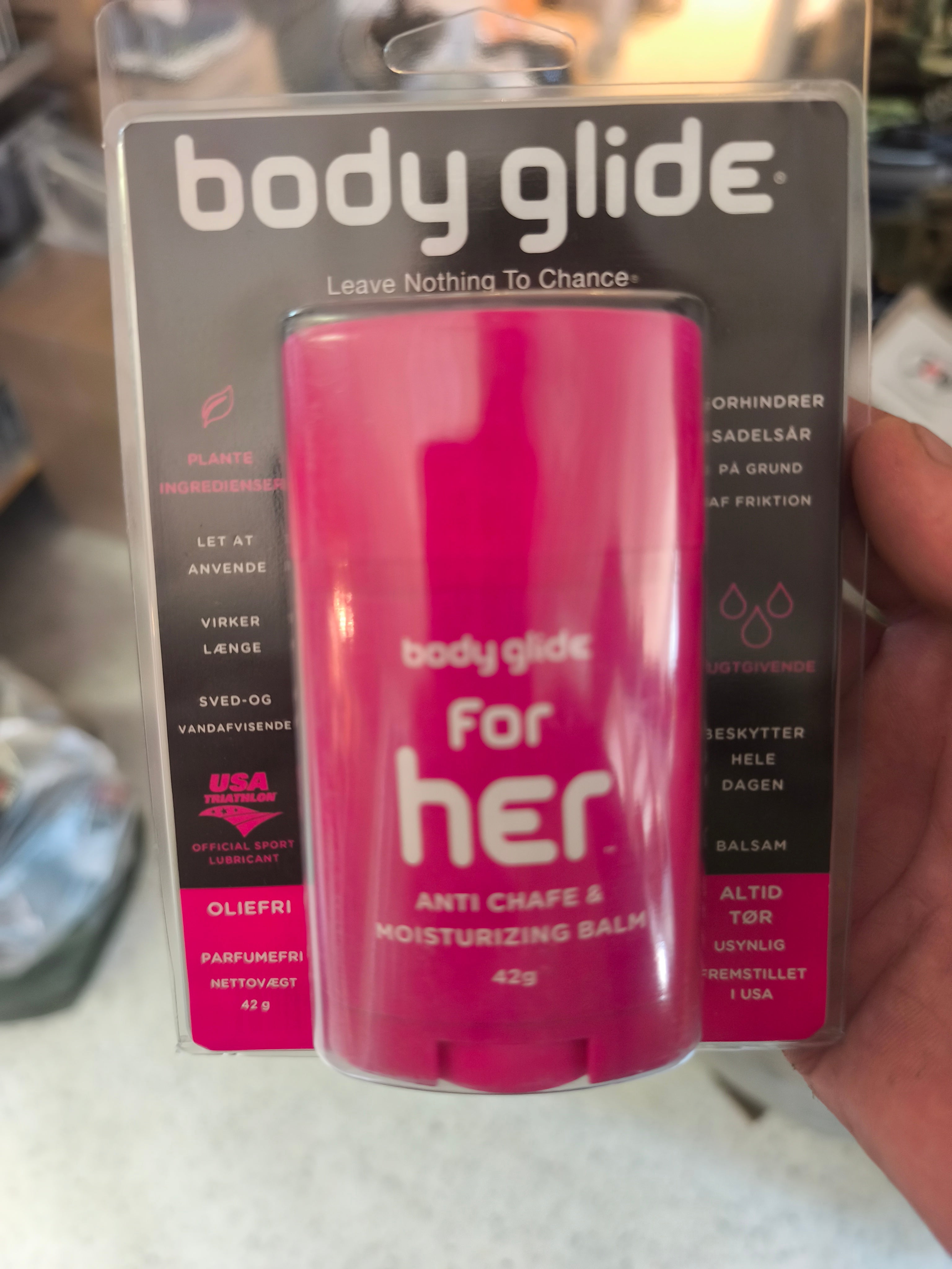 Bodyglide for her, 42gram modvirker gnavesår
